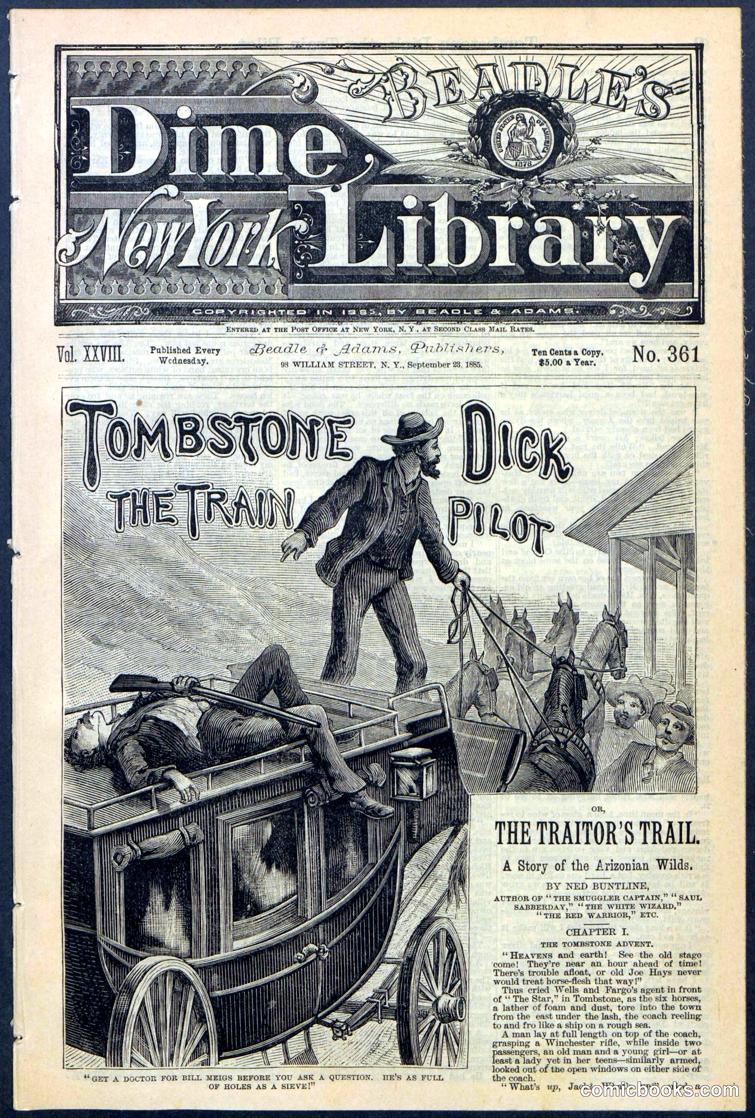 Tombstone Dick: The Train Pilot / The Traitor's Trail