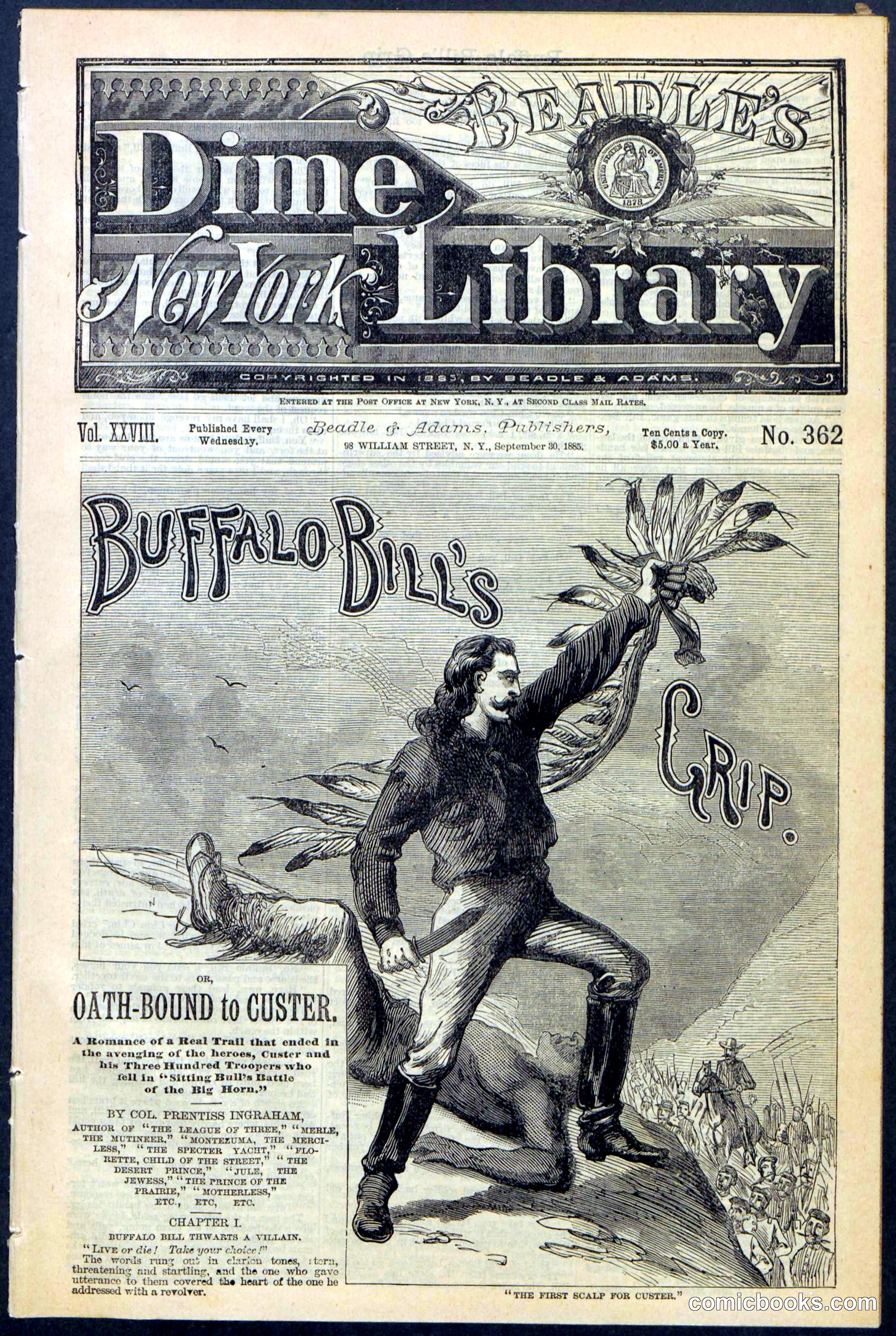 Beadle's Dime Library No. 362