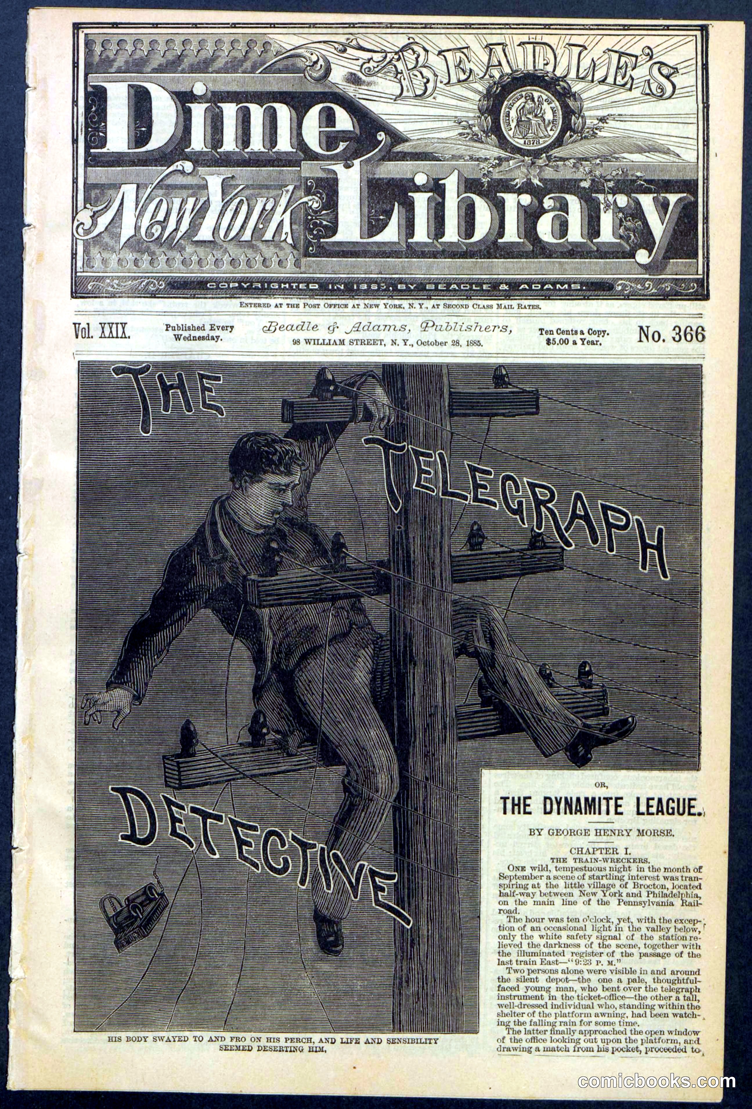 Beadle's Dime Library No. 366