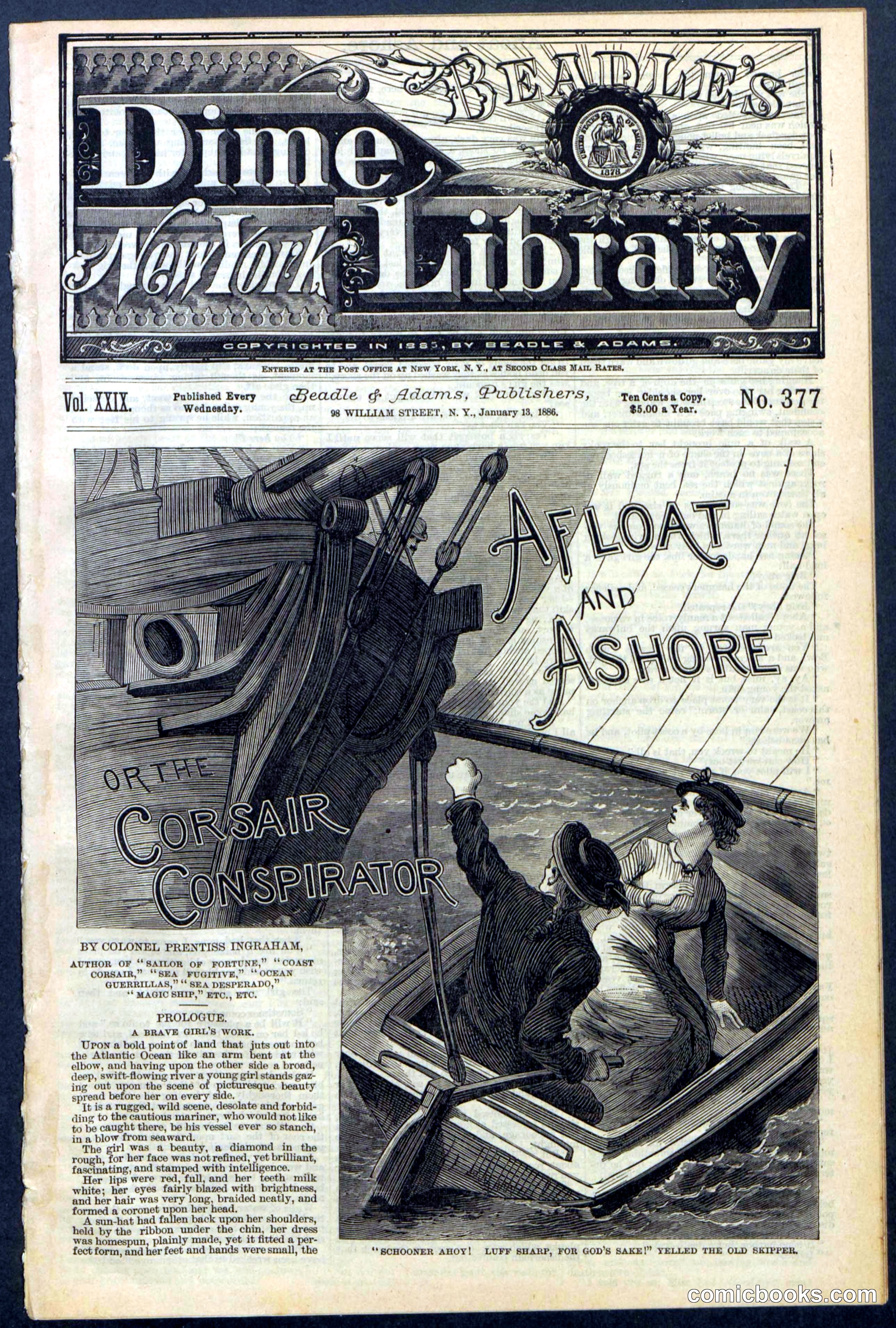 Beadle's Dime Library No. 377