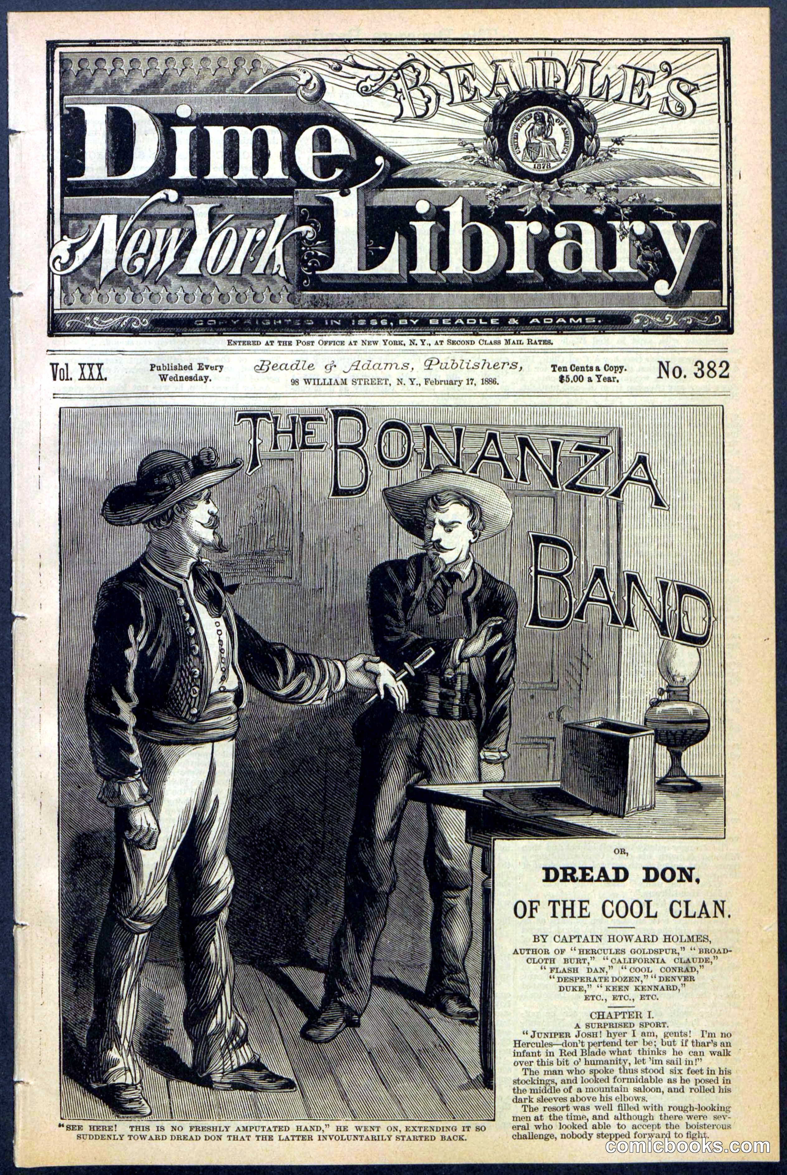 The Bonanza Band; or, Dread Don, of the Cool Clan