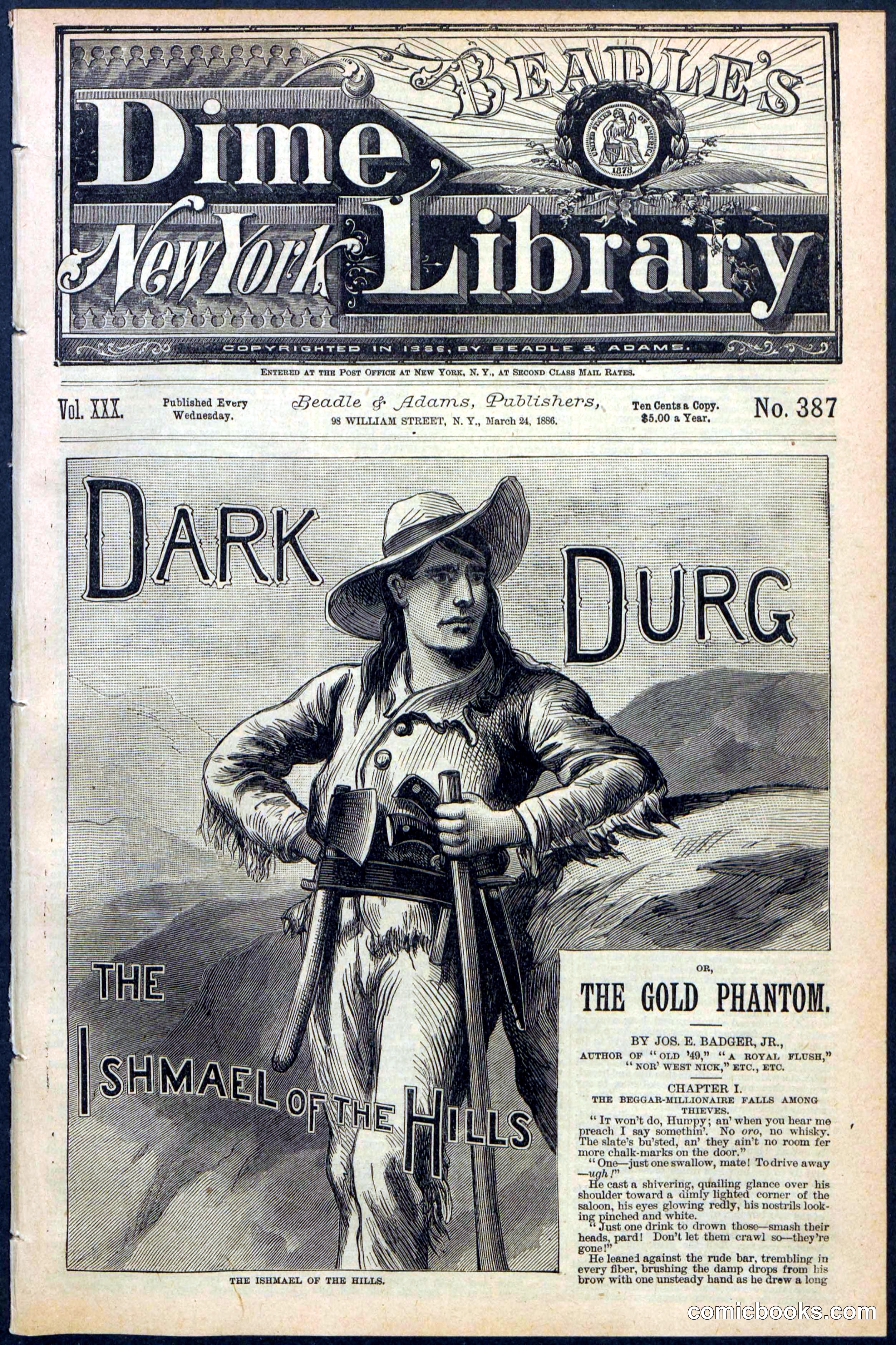 Beadle's Dime Library No. 387