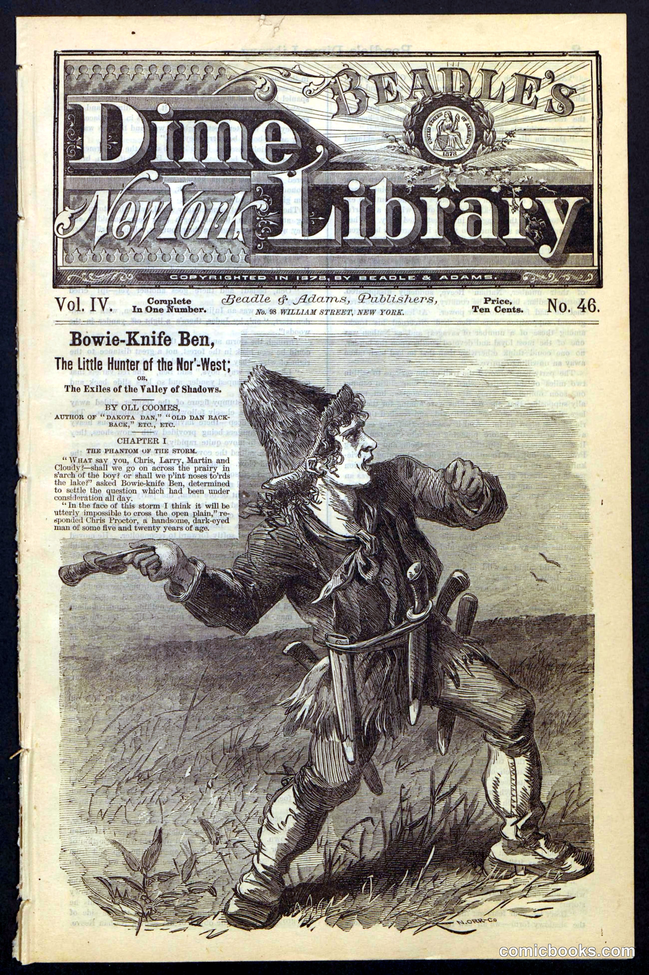 Beadle's New York Dime Library, Vol. IV, No. 46