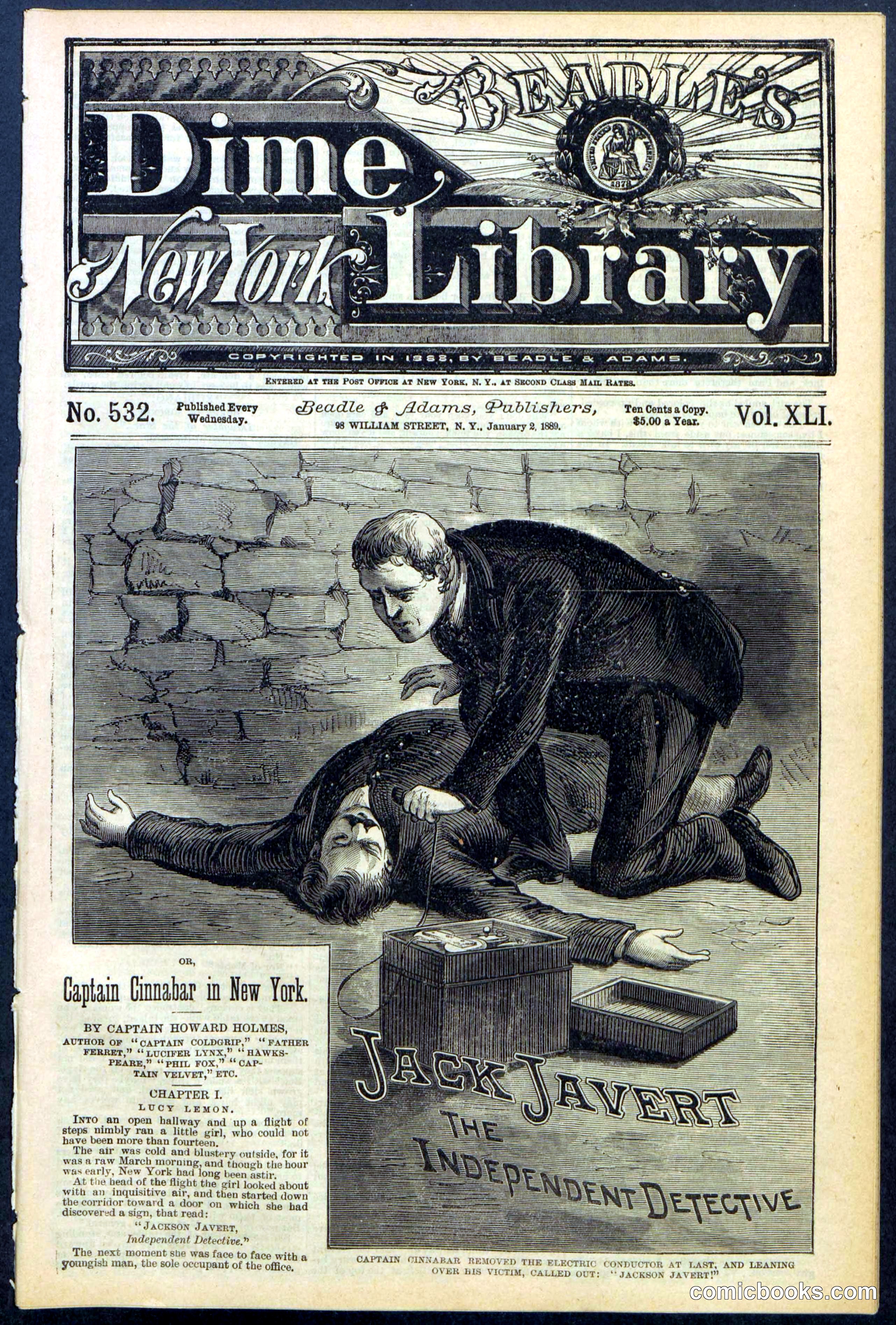 Beadle's New York Dime Library, No. 532