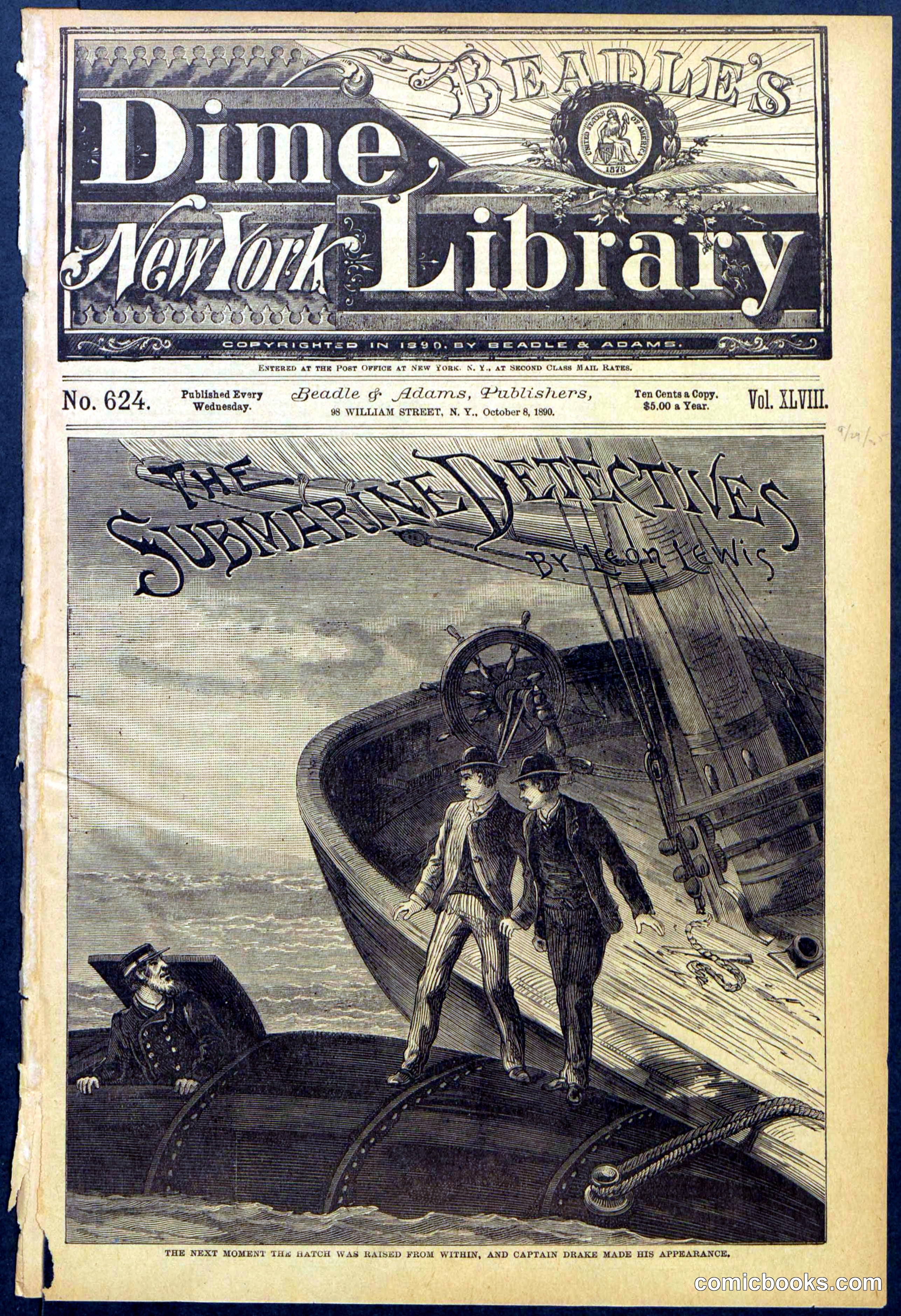Beadle's New York Dime Library No. 624