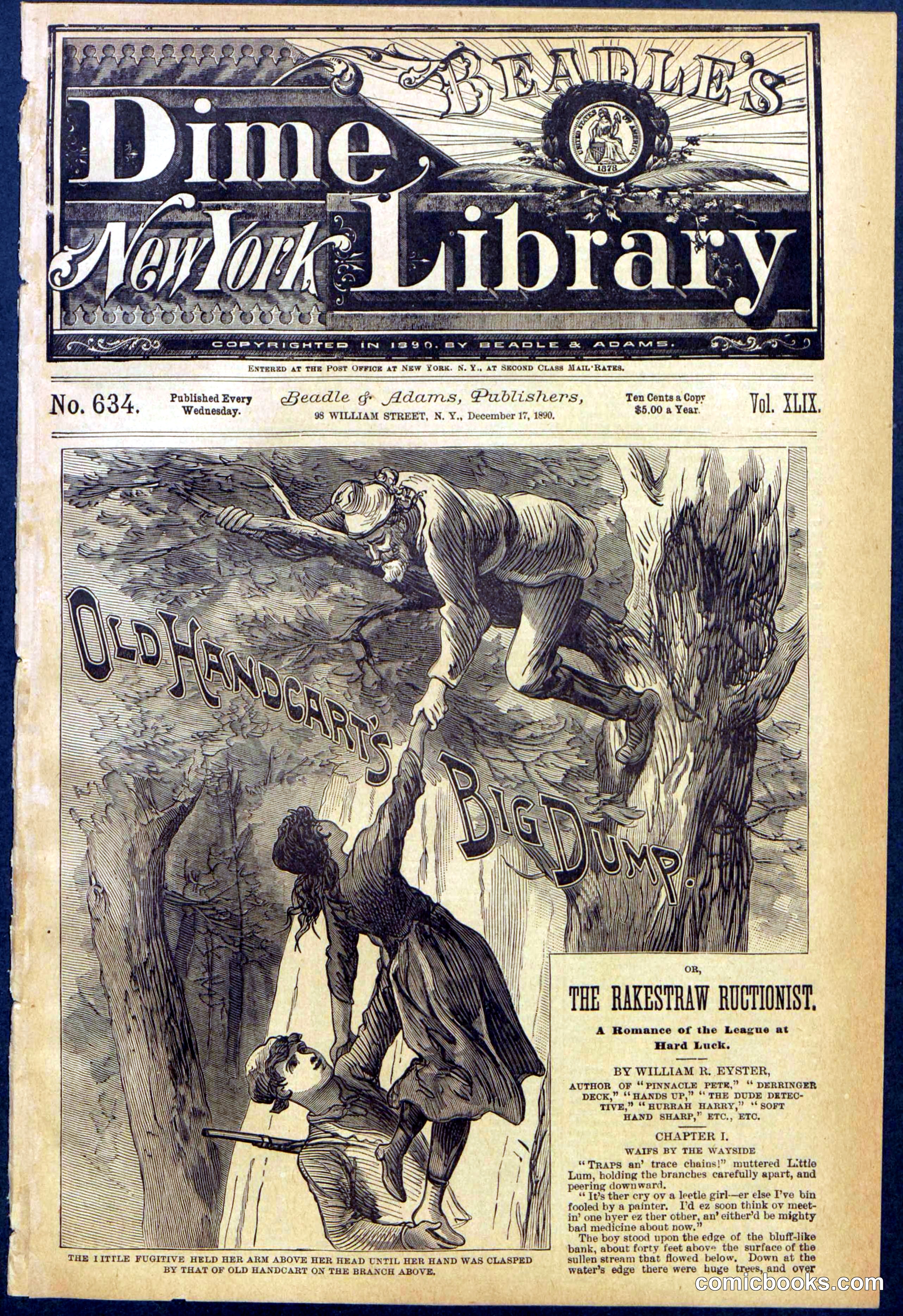 Beadle's New York Dime Library, No. 634