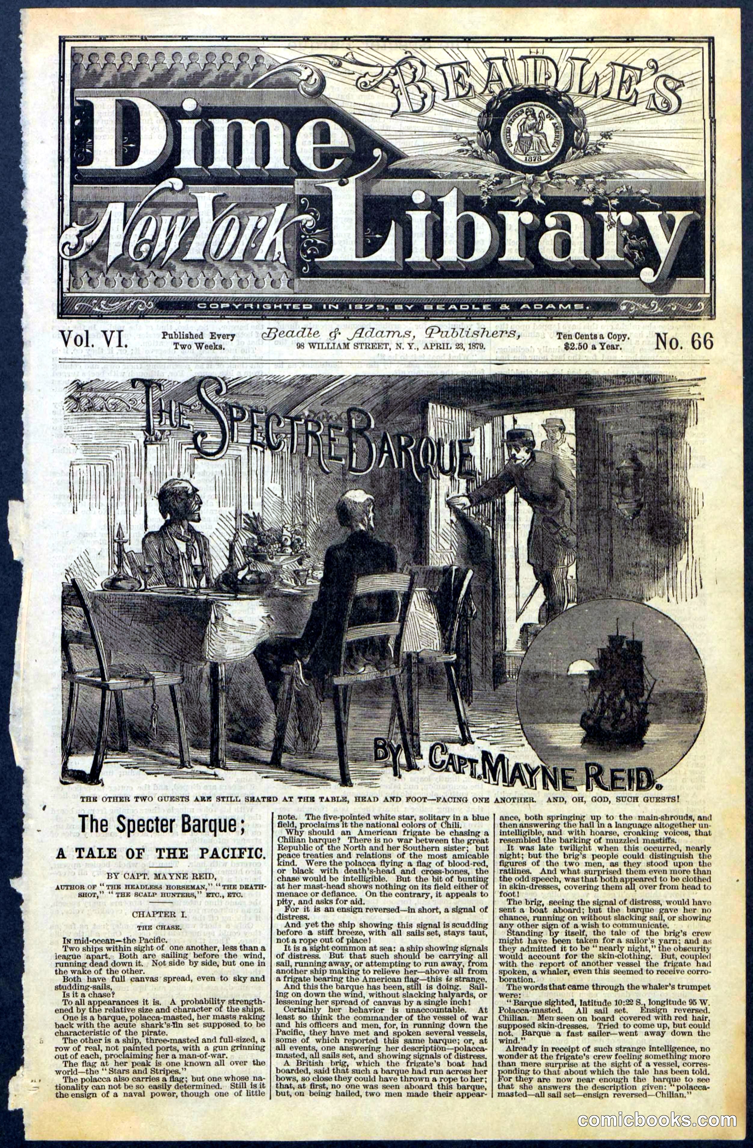 Beadle's New York Dime Library, No. 66