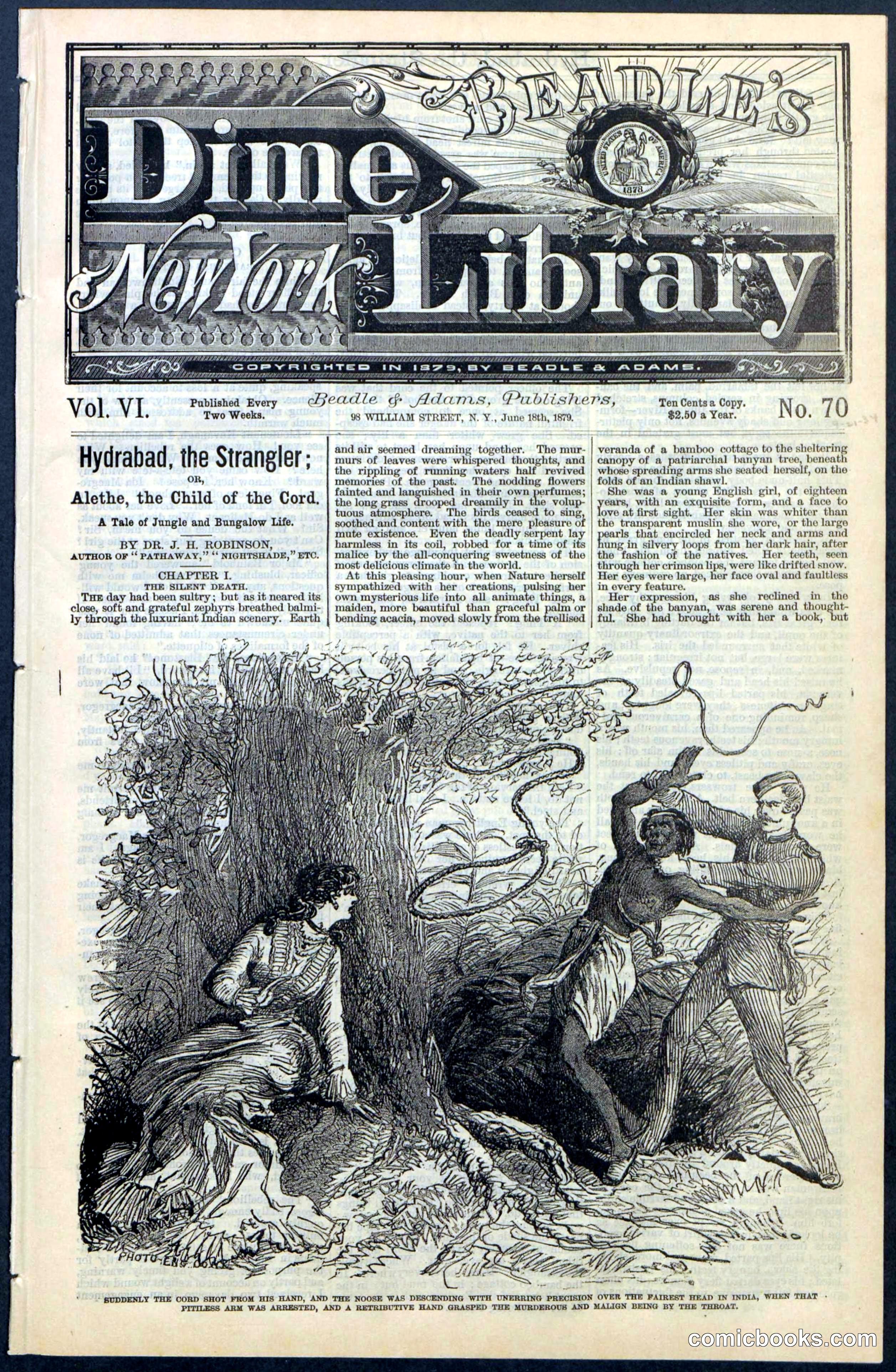 Beadle's New York Dime Library, No. 70