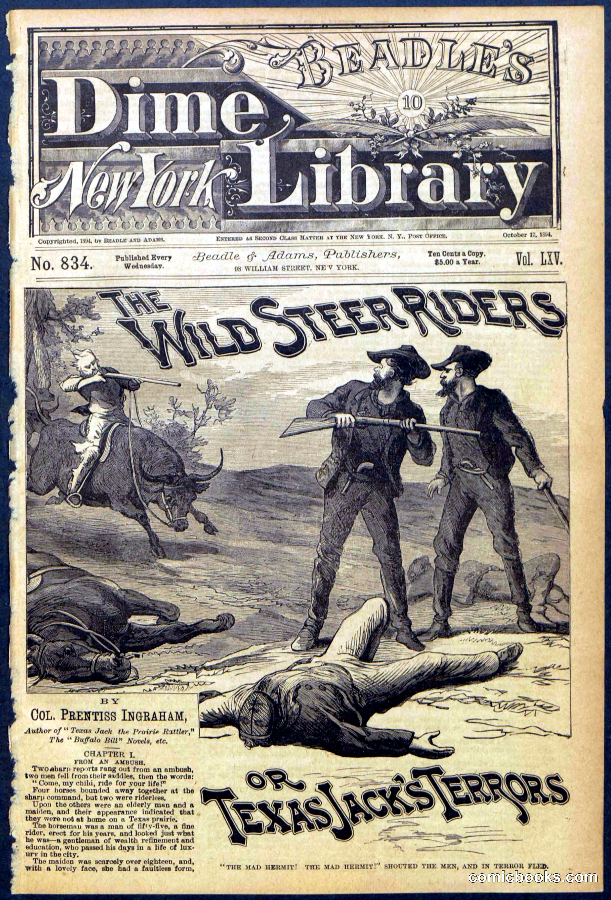 The Wild Steer Riders; or Texas Tricksters