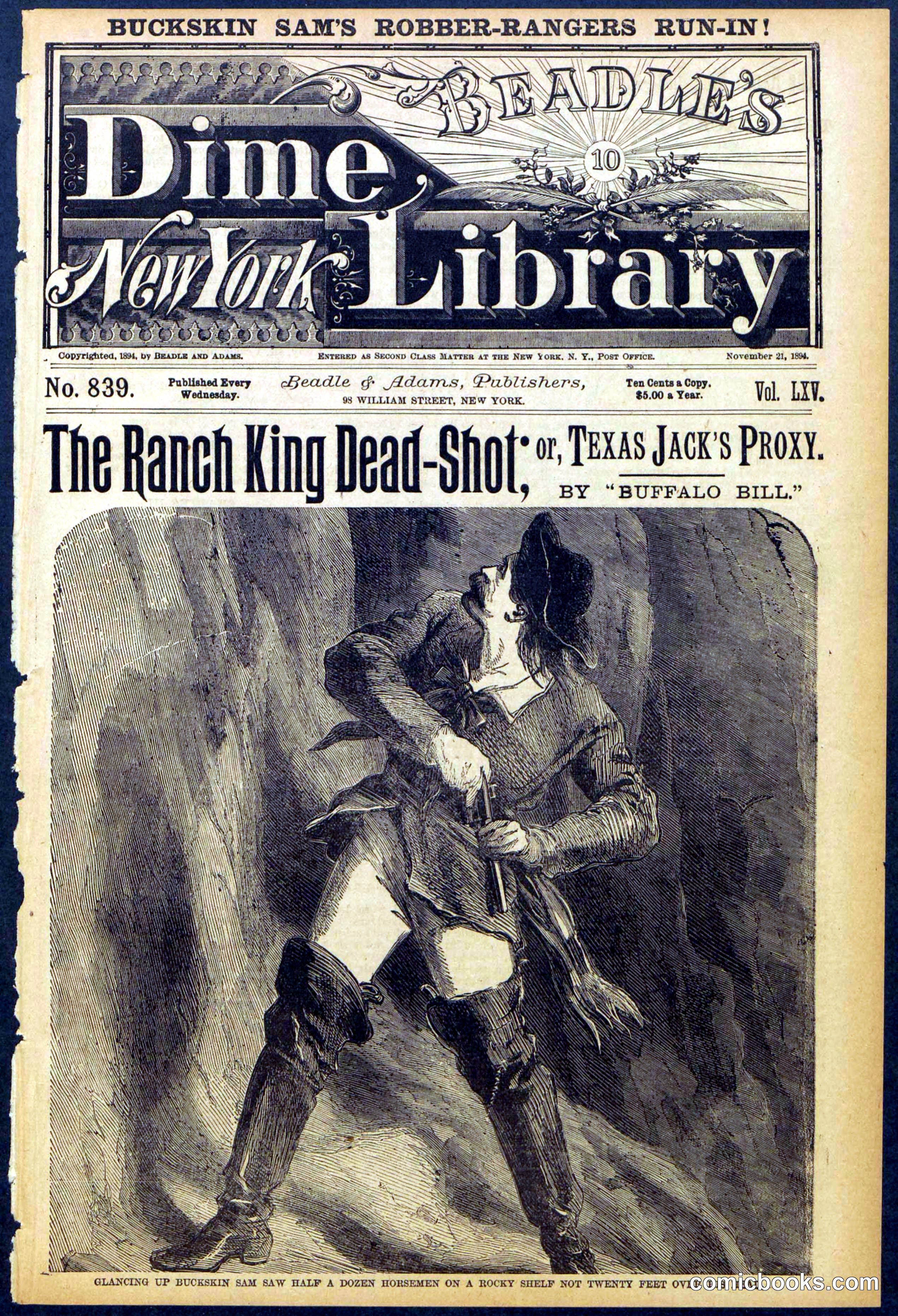 The Ranch King Dead-Shot; or, Texas Jack's Proxy