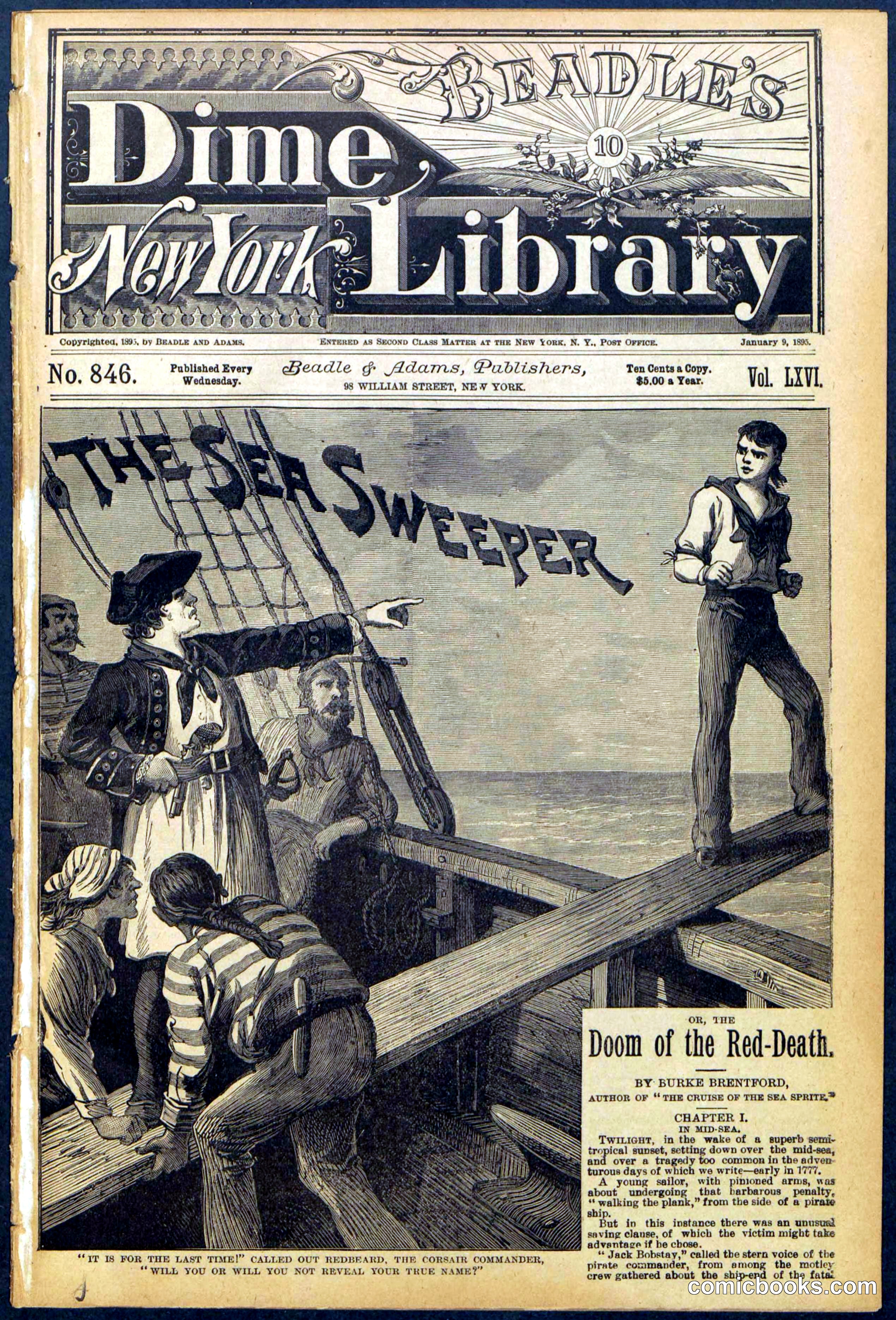 Beadle's Dime Library No. 846