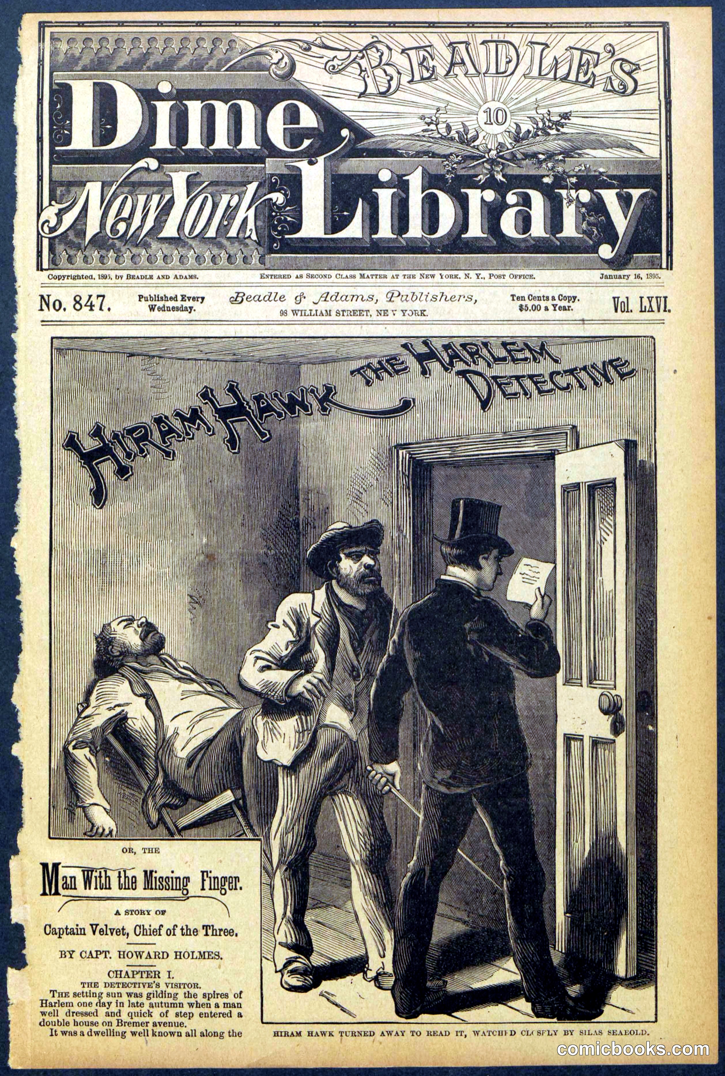 Beadle's Dime Library, No. 847