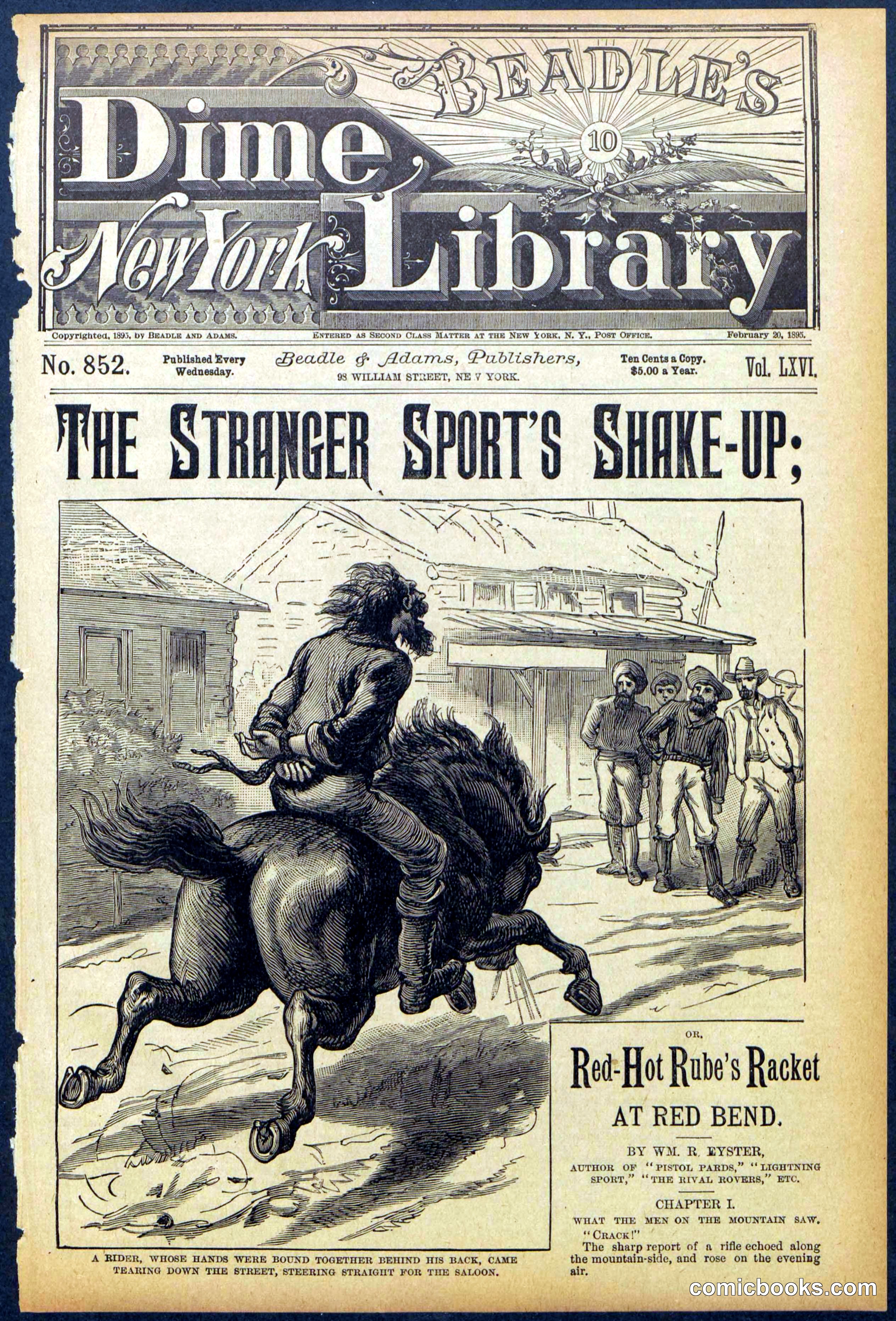 Beadle's Dime Library No. 852