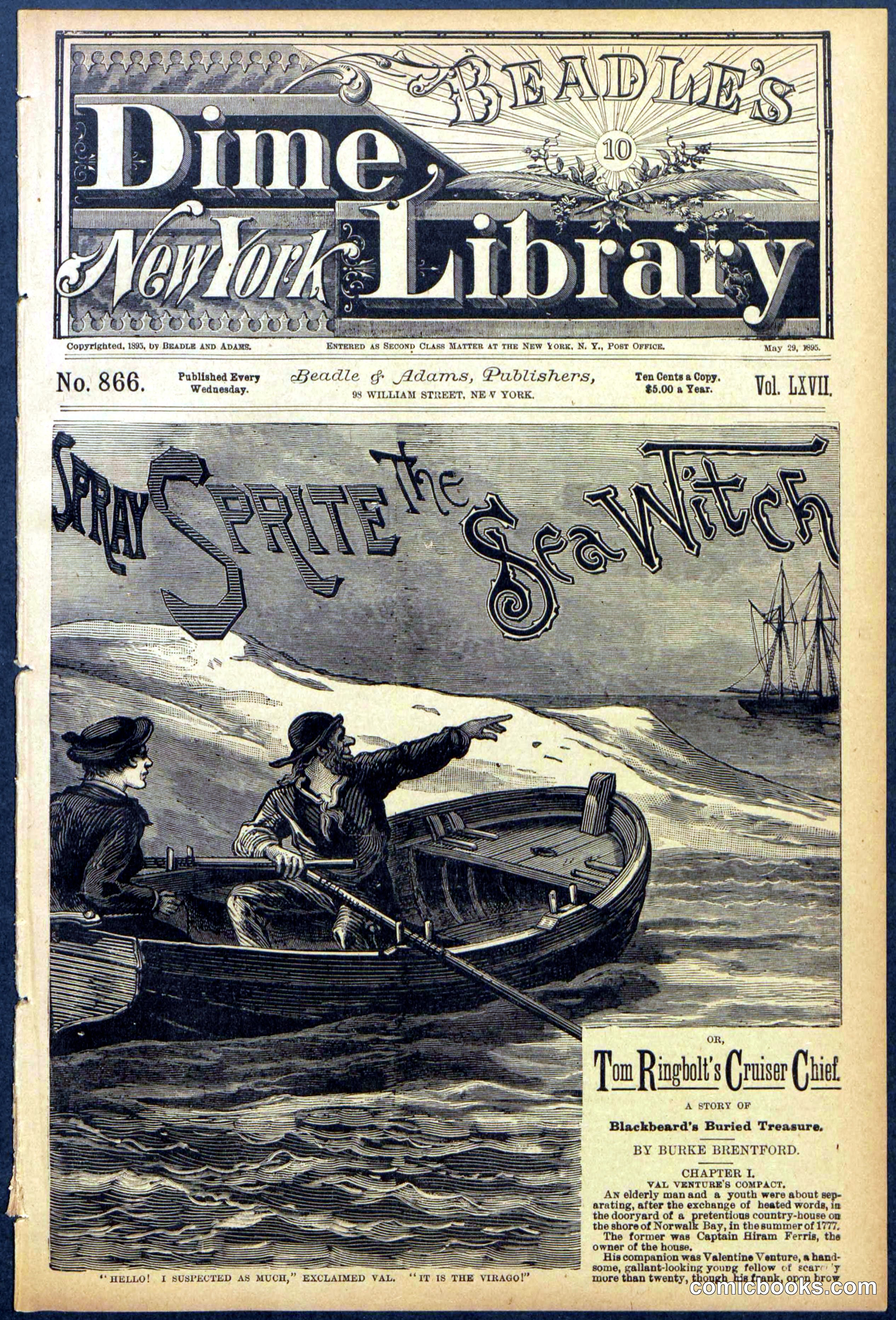 Beadle's Dime Library No. 866