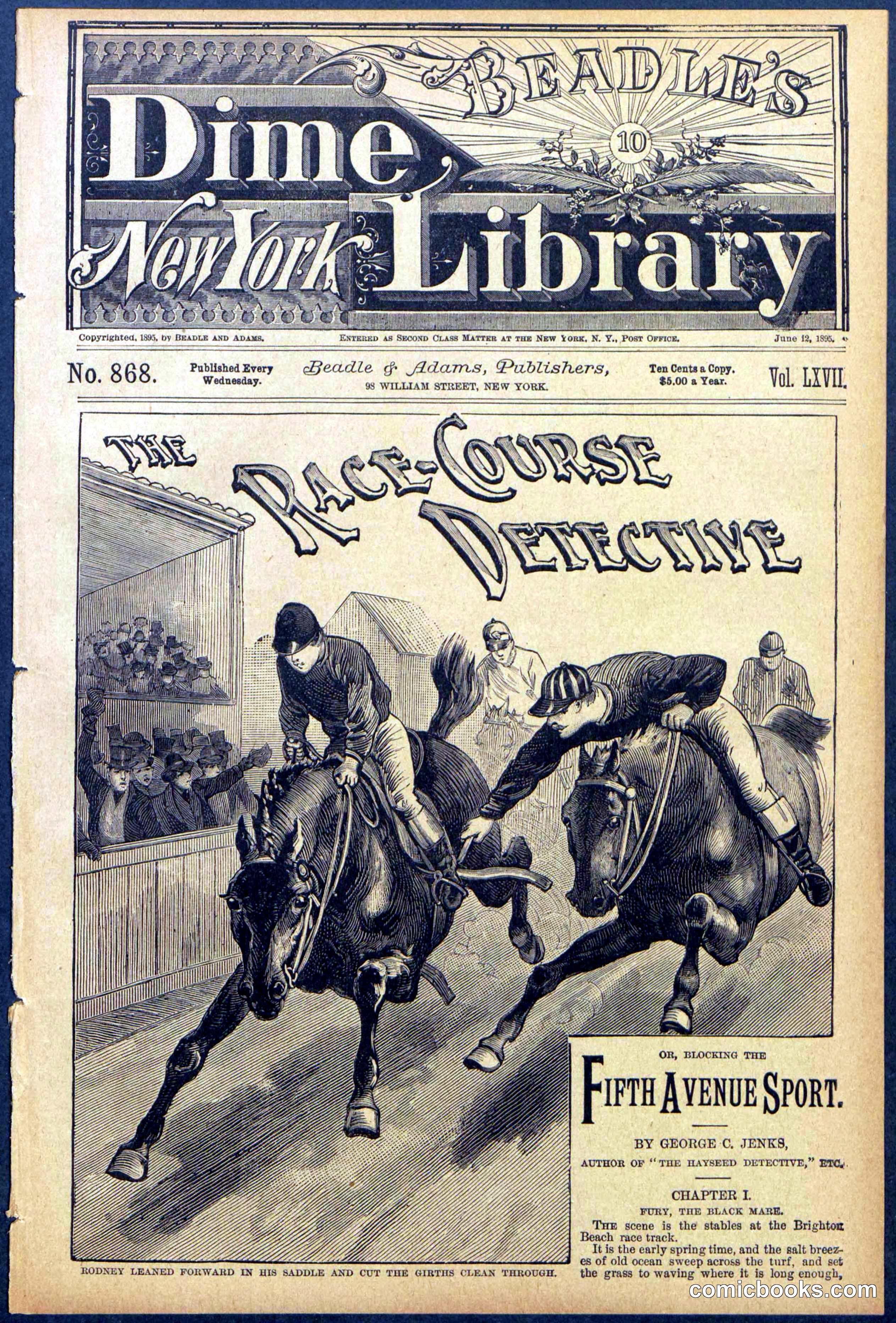 Beadle's Dime Library No. 868