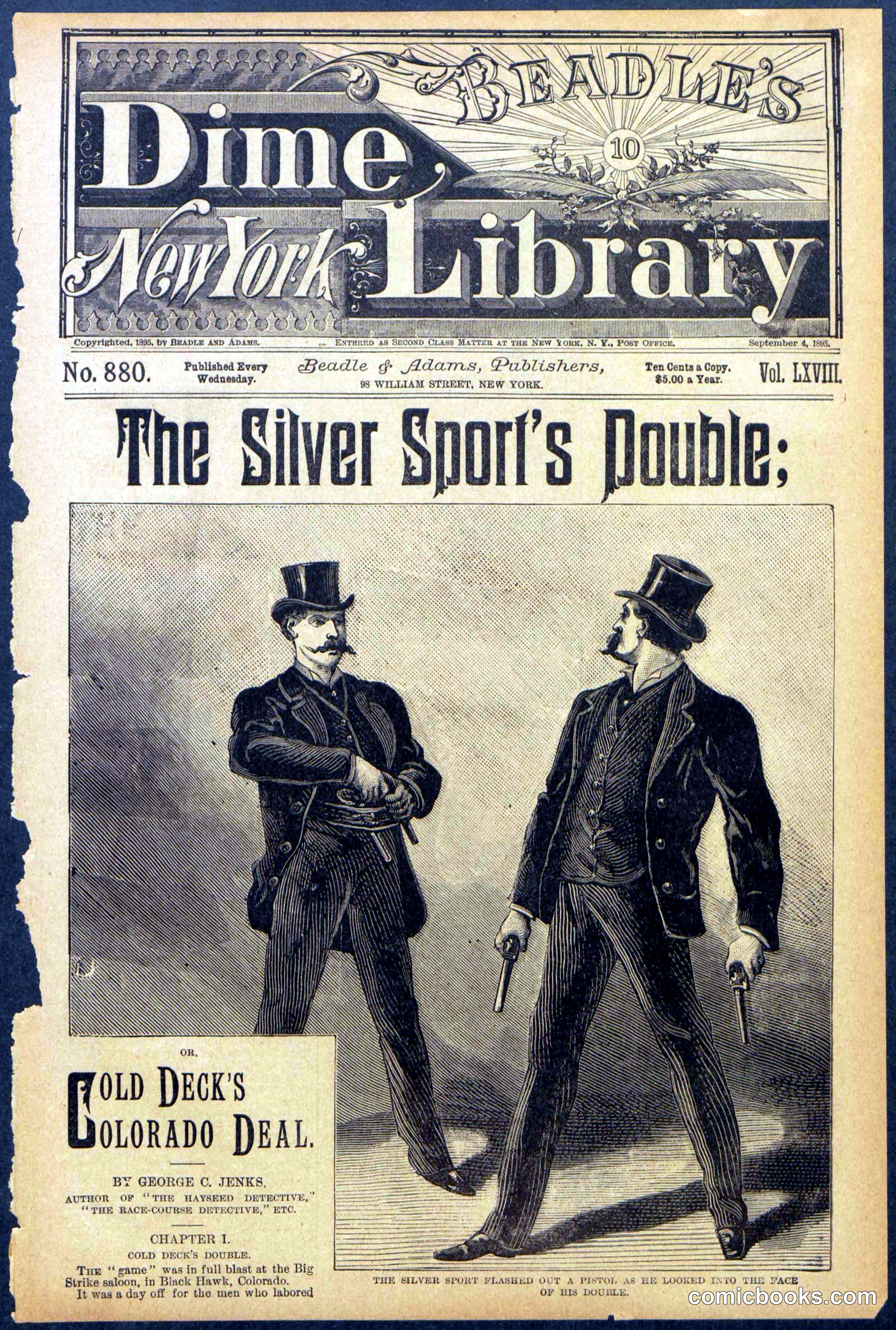 Beadle's New York Dime Library No. 880