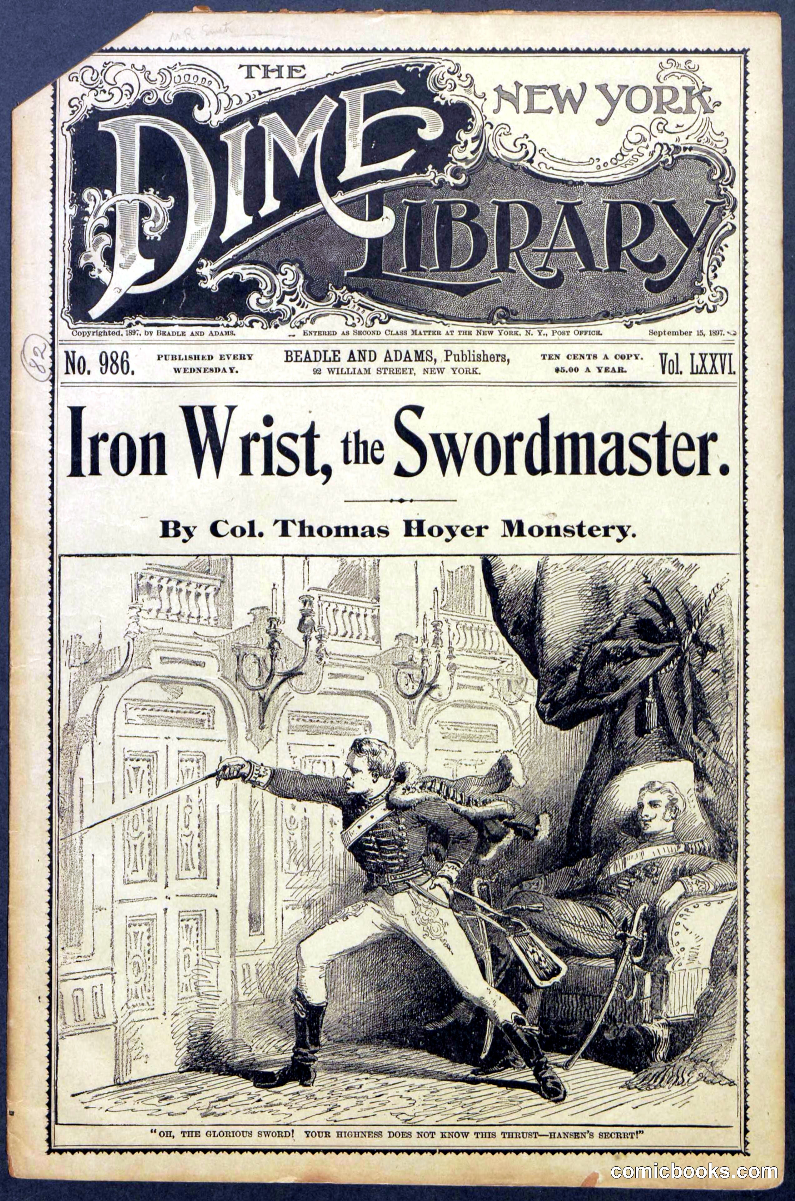 Iron Wrist, the Swordmaster