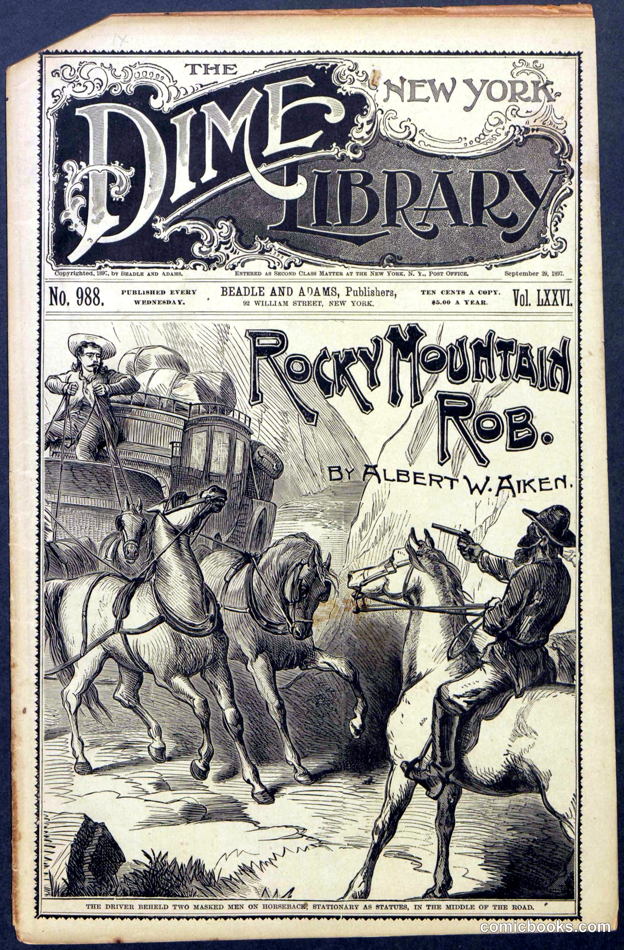 The New York Dime Library No. 988: Rocky Mountain Rob