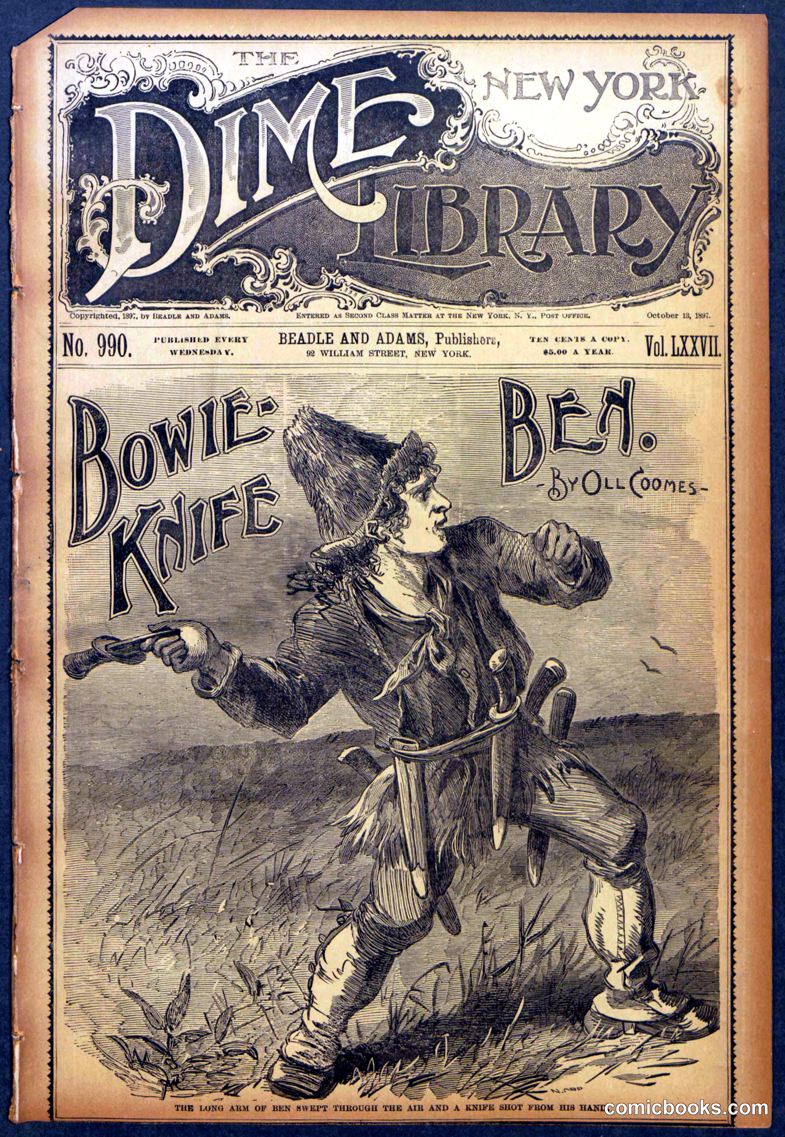 Beadle's New York Dime Library No. 990