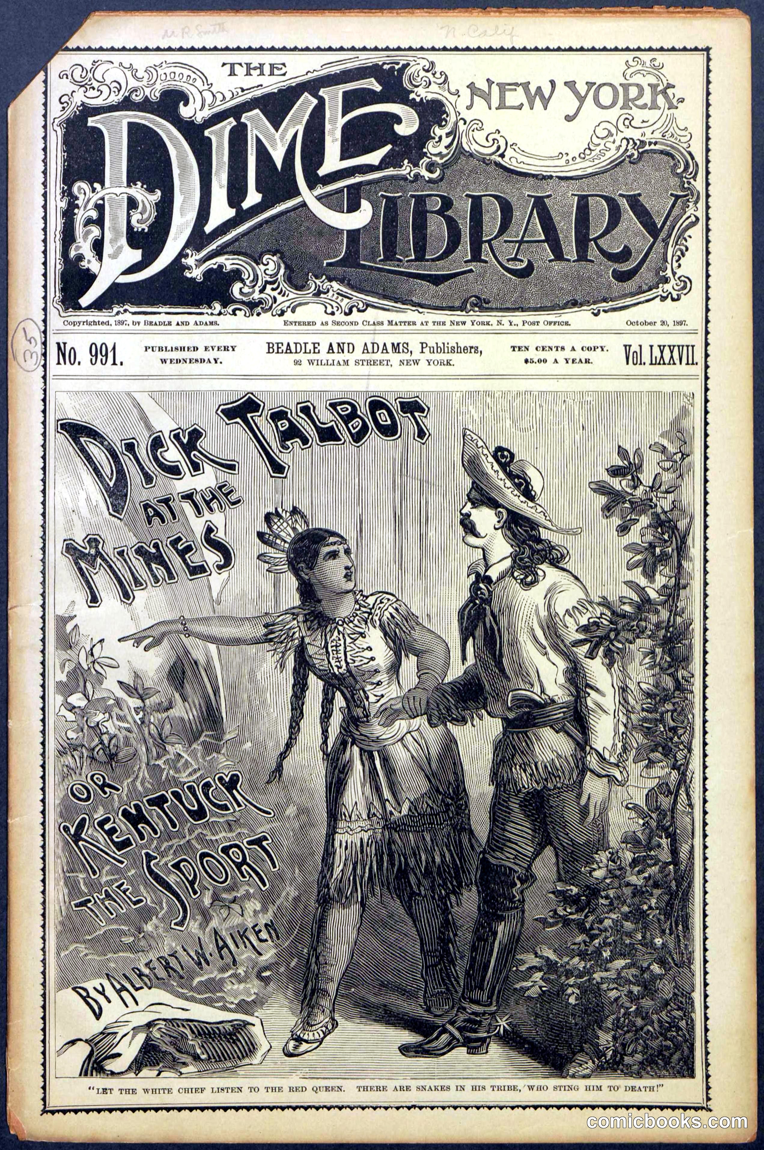 Dick Talbot at the Mines; or, Kentucky the Sport