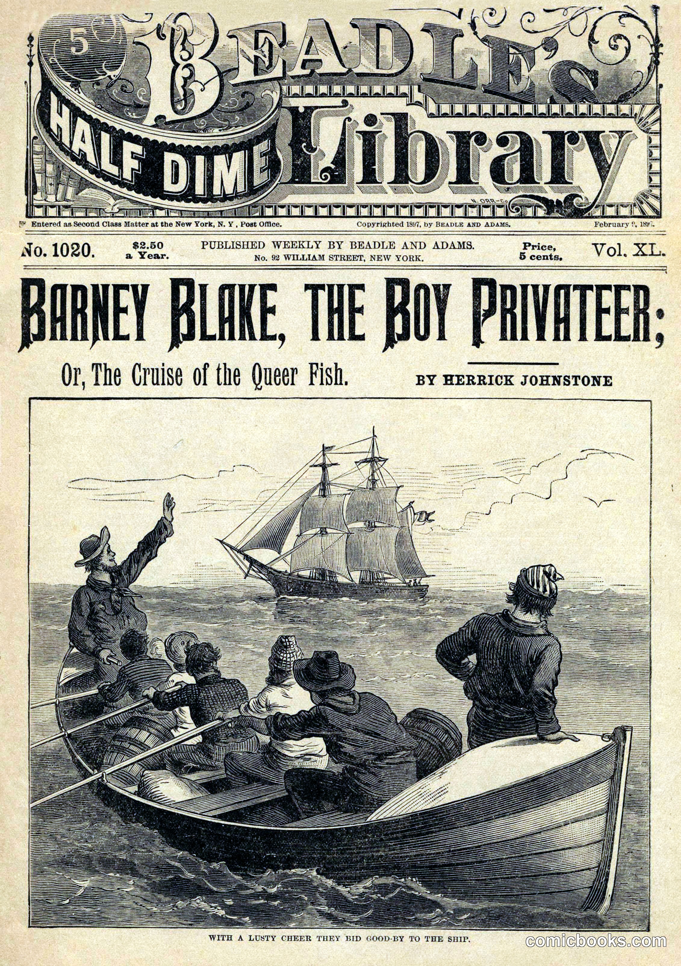 Beadle's Half Dime Library Vol. XL, No. 1020