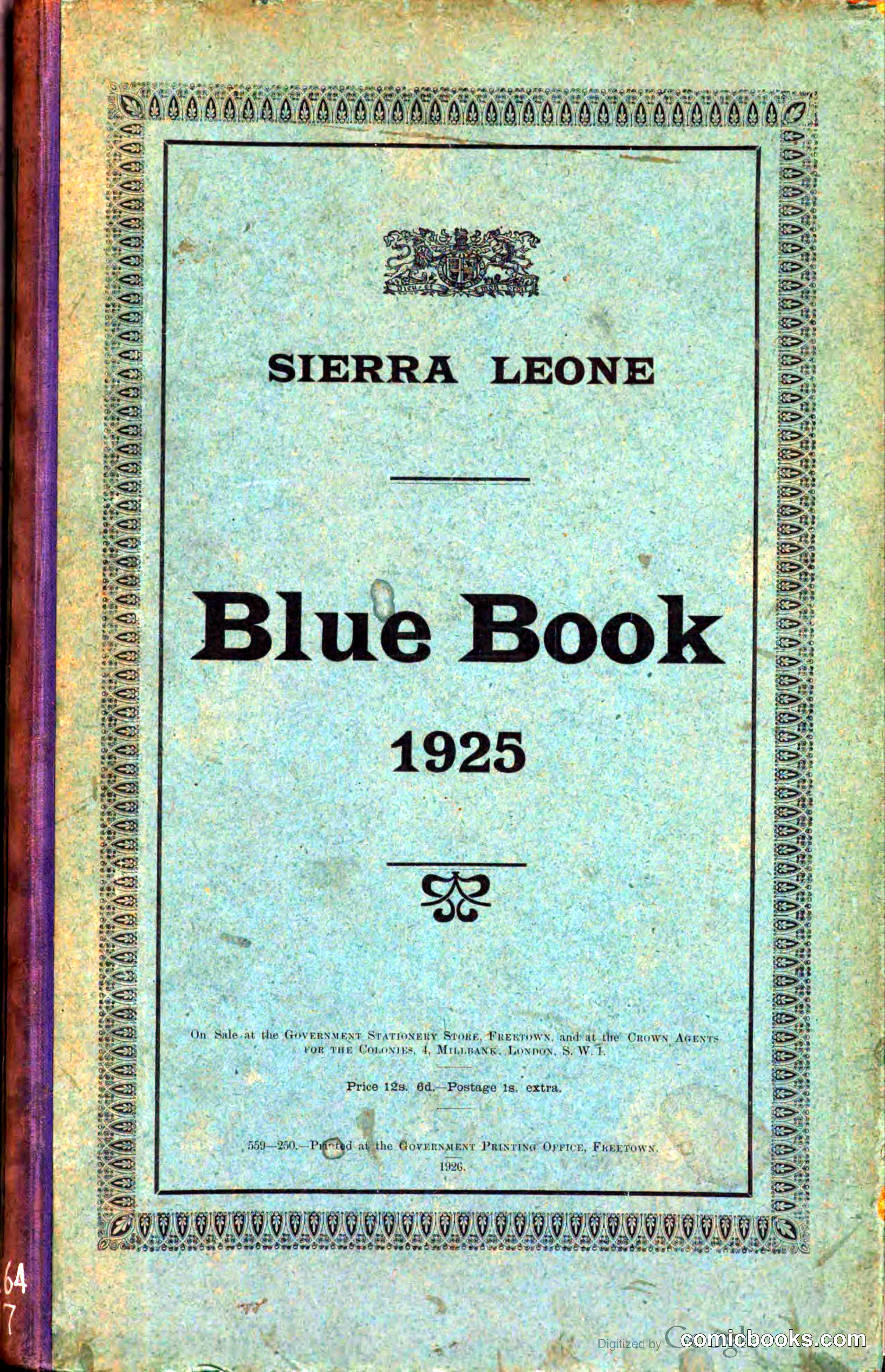 Sierra Leone Blue Book