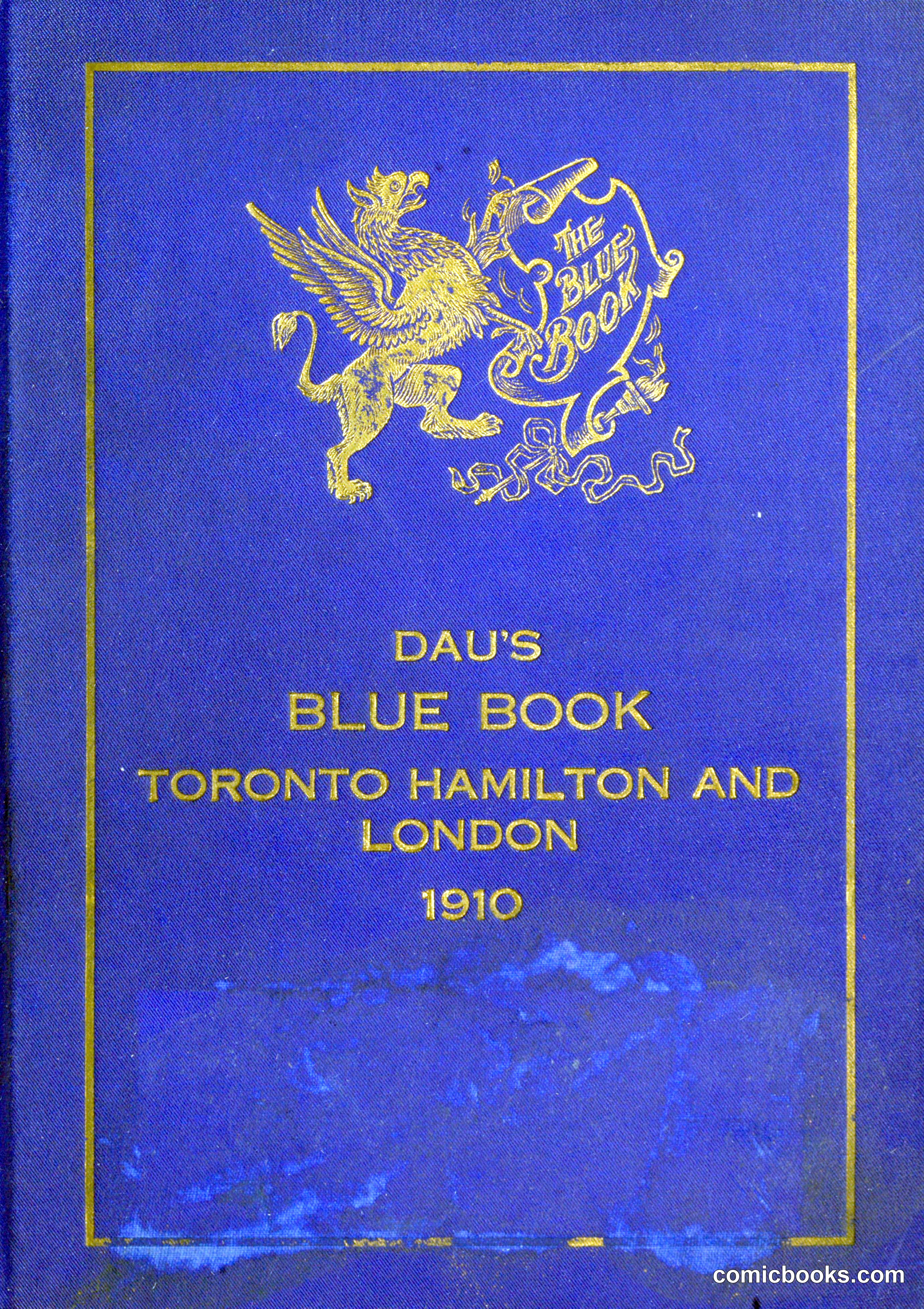 Dau's Blue Book: Toronto, Hamilton and London