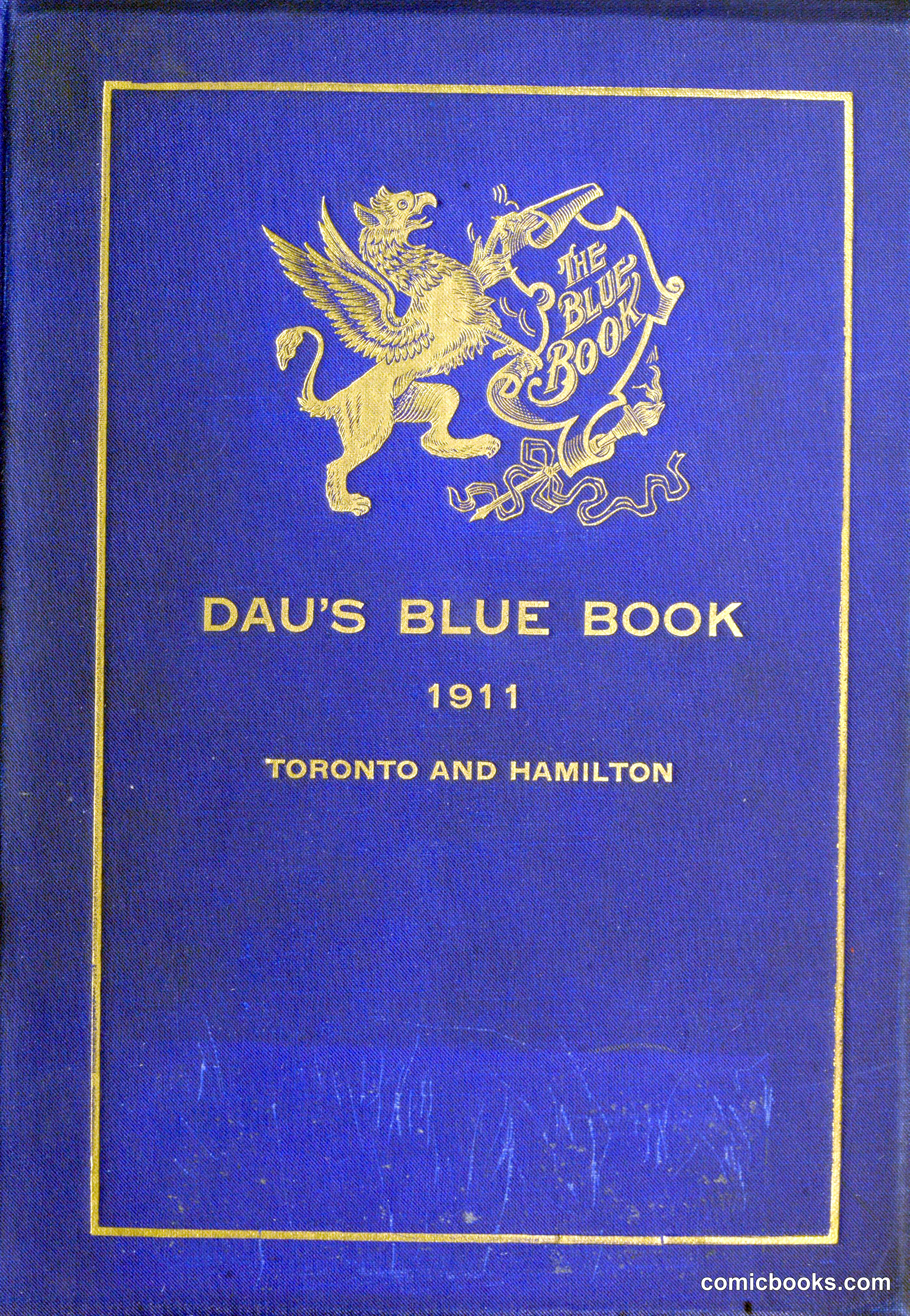 Dau's Blue Book: Toronto and Hamilton Social Directory