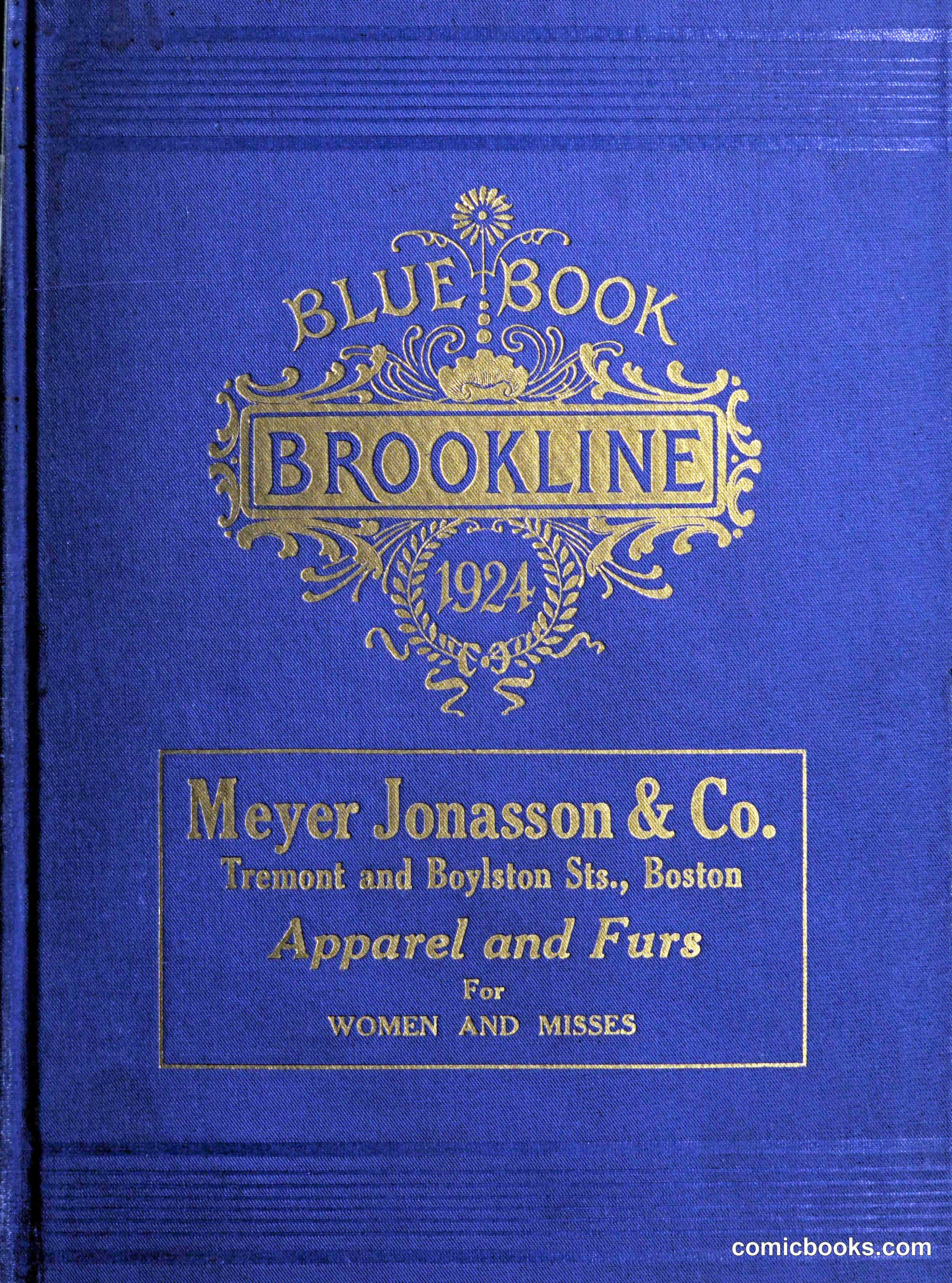 Blue Book of Brookline and Longwood