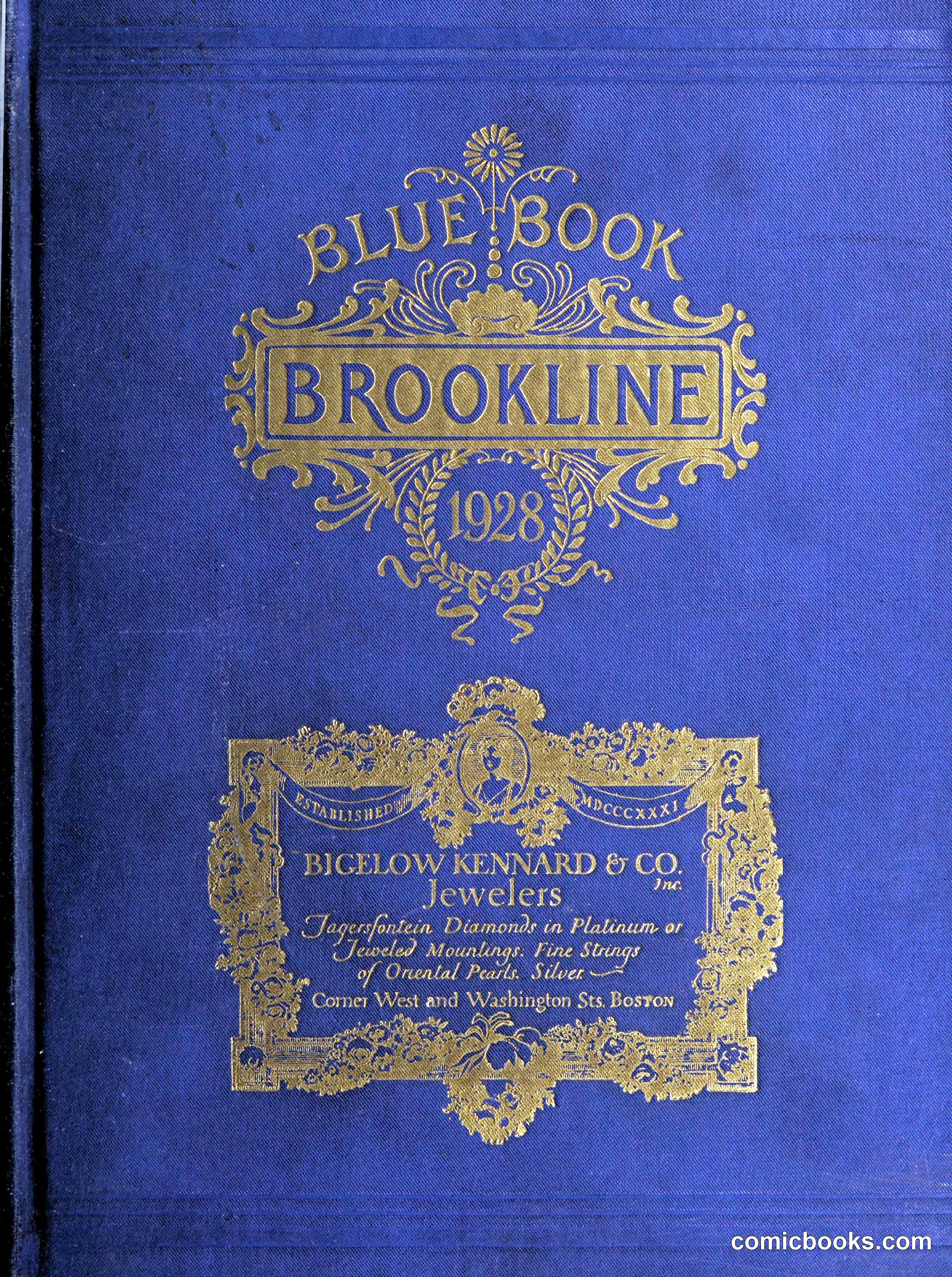 Blue Book of Brookline and Longwood