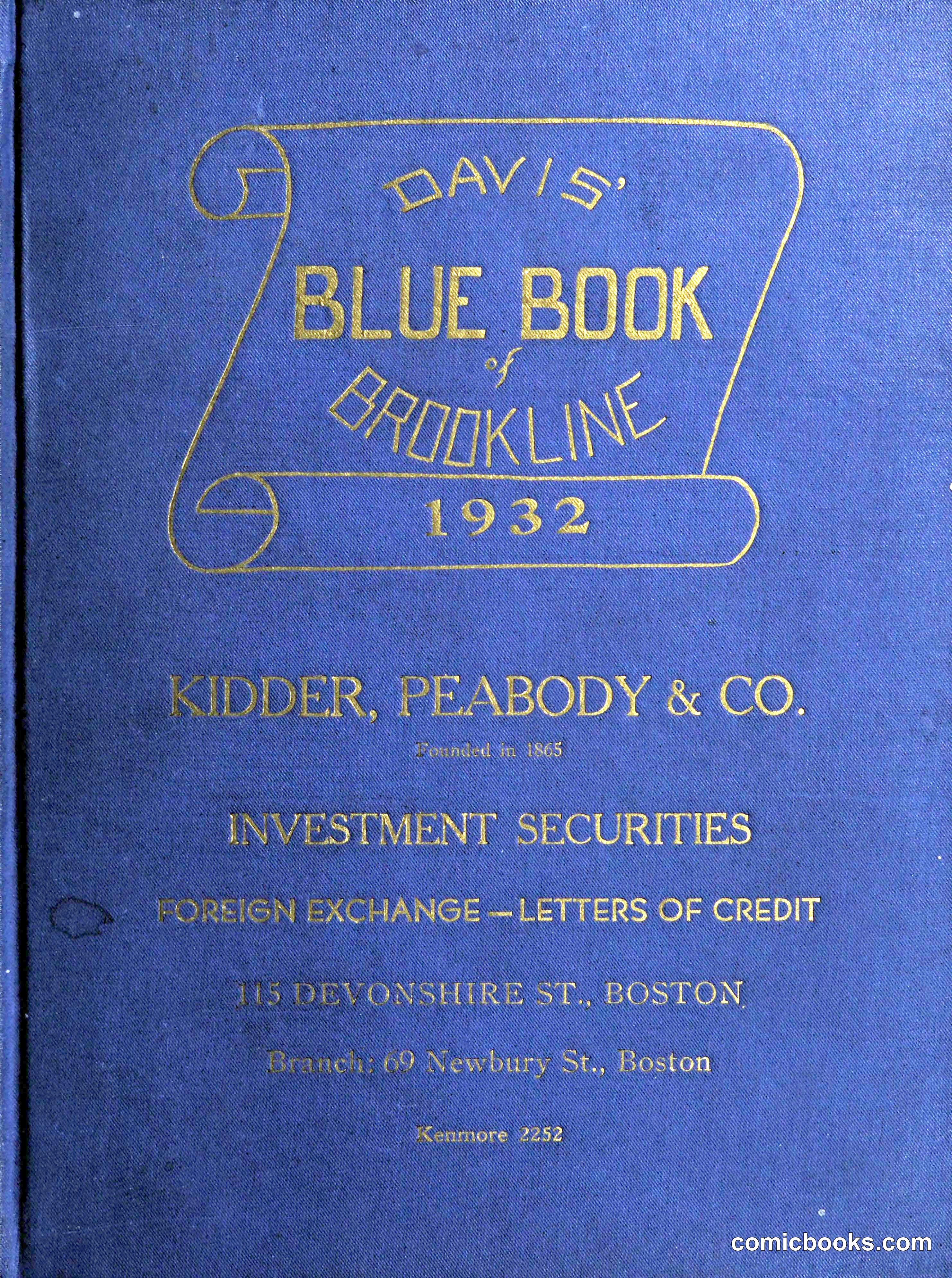 Davis' Blue Book of Brookline