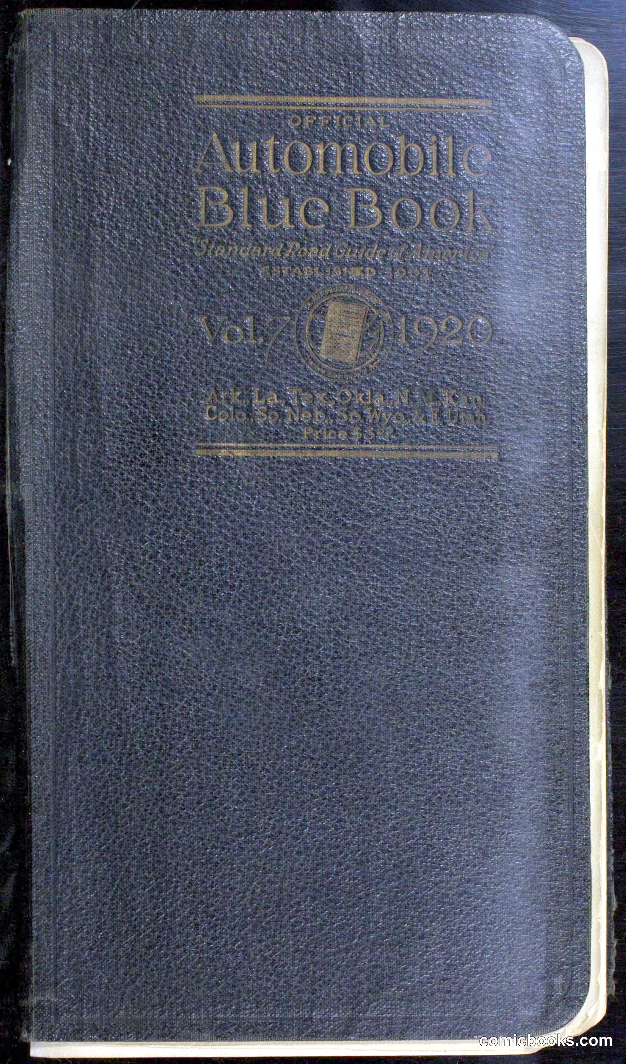 Official Automobile Blue Book, Vol. 7