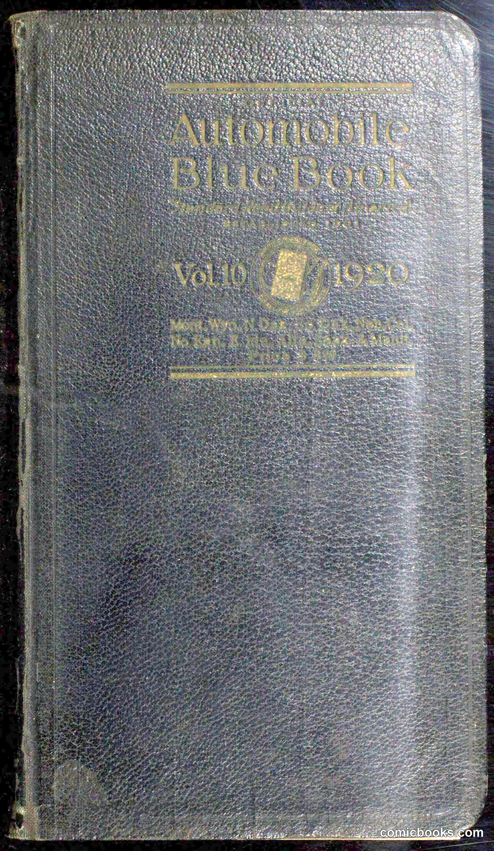 Official Automobile Blue Book, Volume 10
