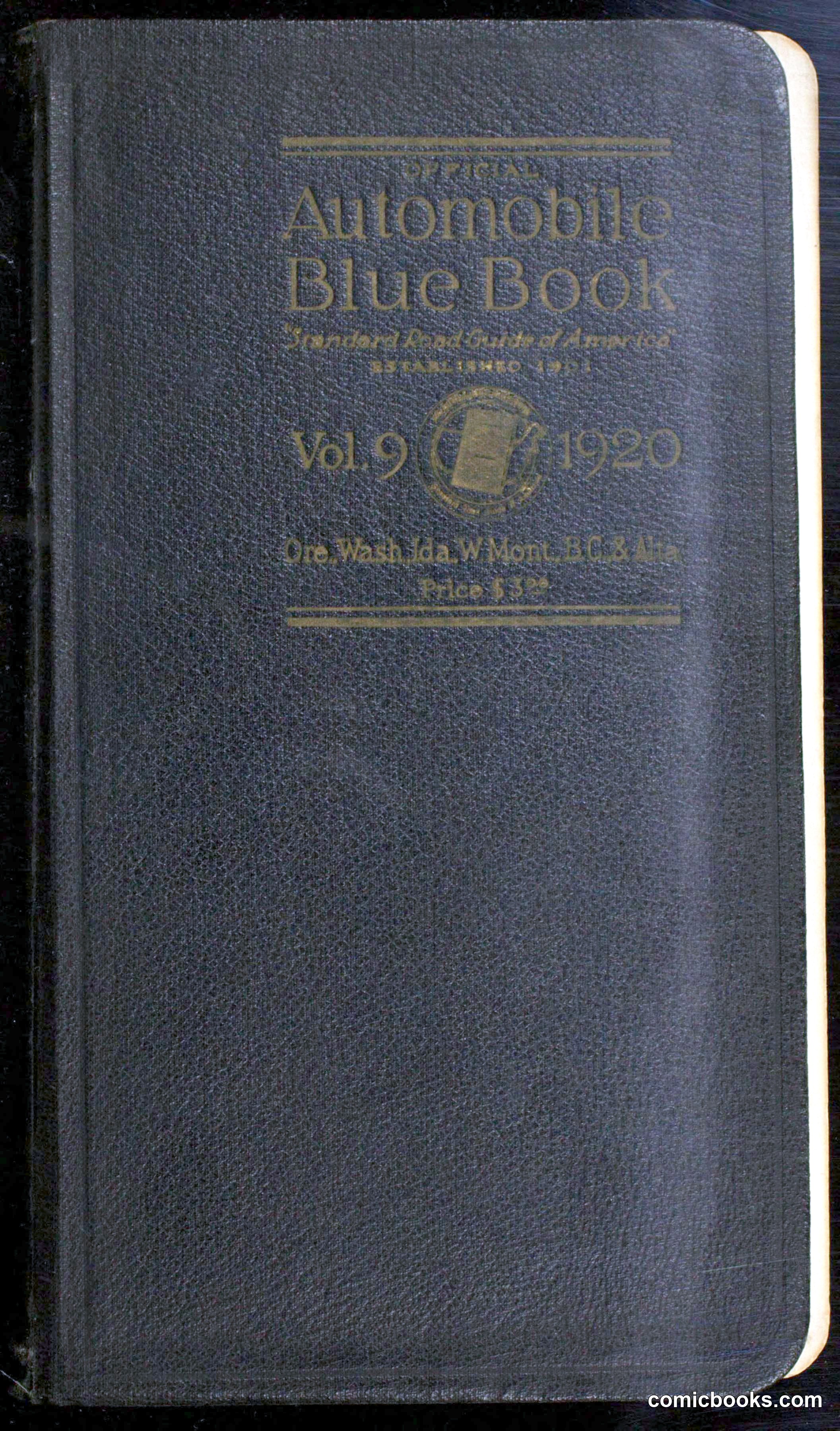 Official Automobile Blue Book, Volume 9