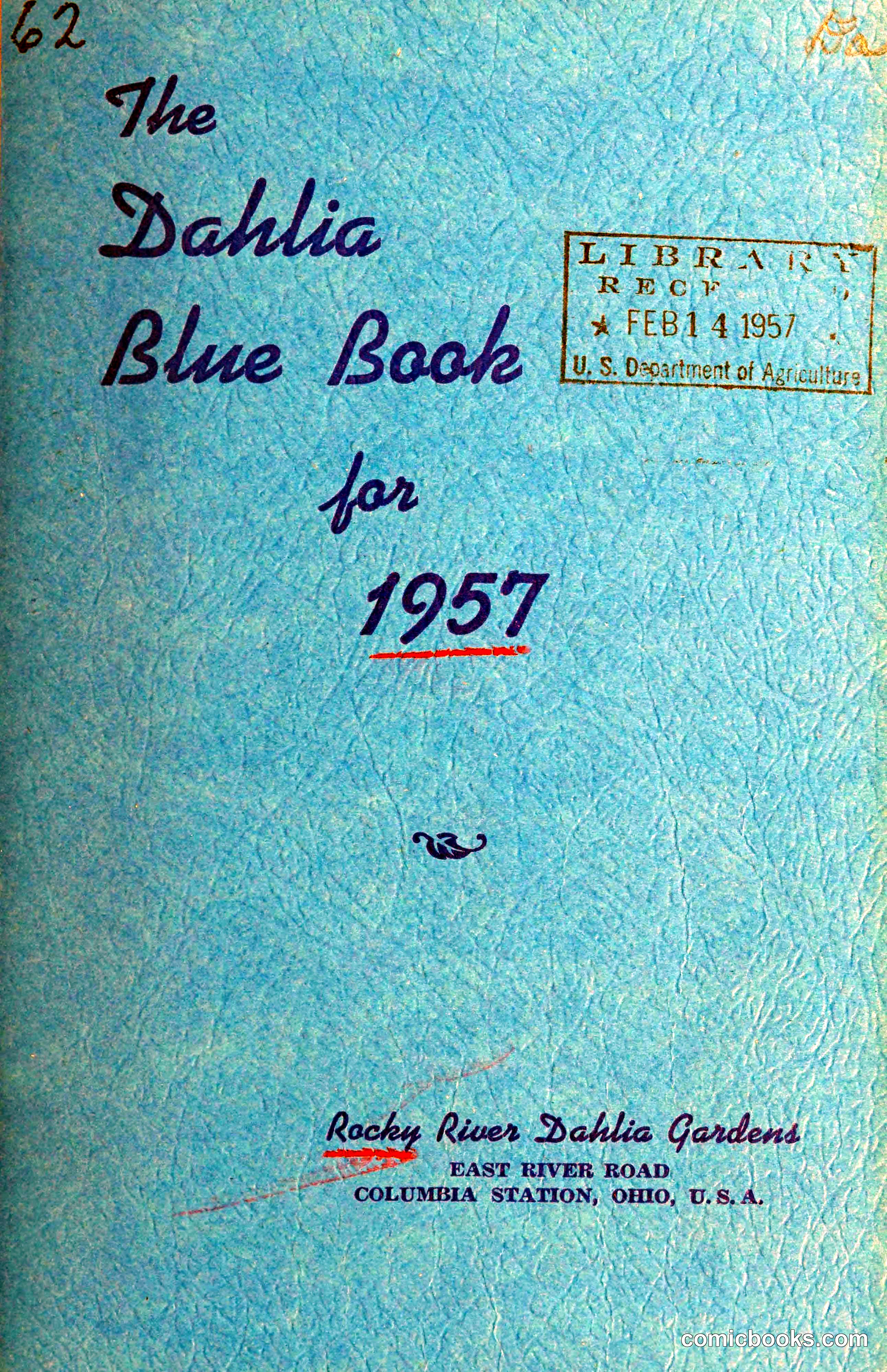 The Dahlia Blue Book for 1957