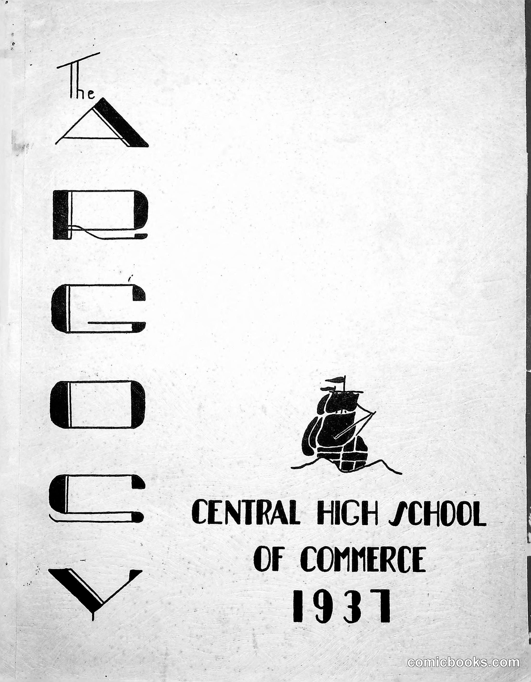 Central High School of Commerce Argosy, 1937