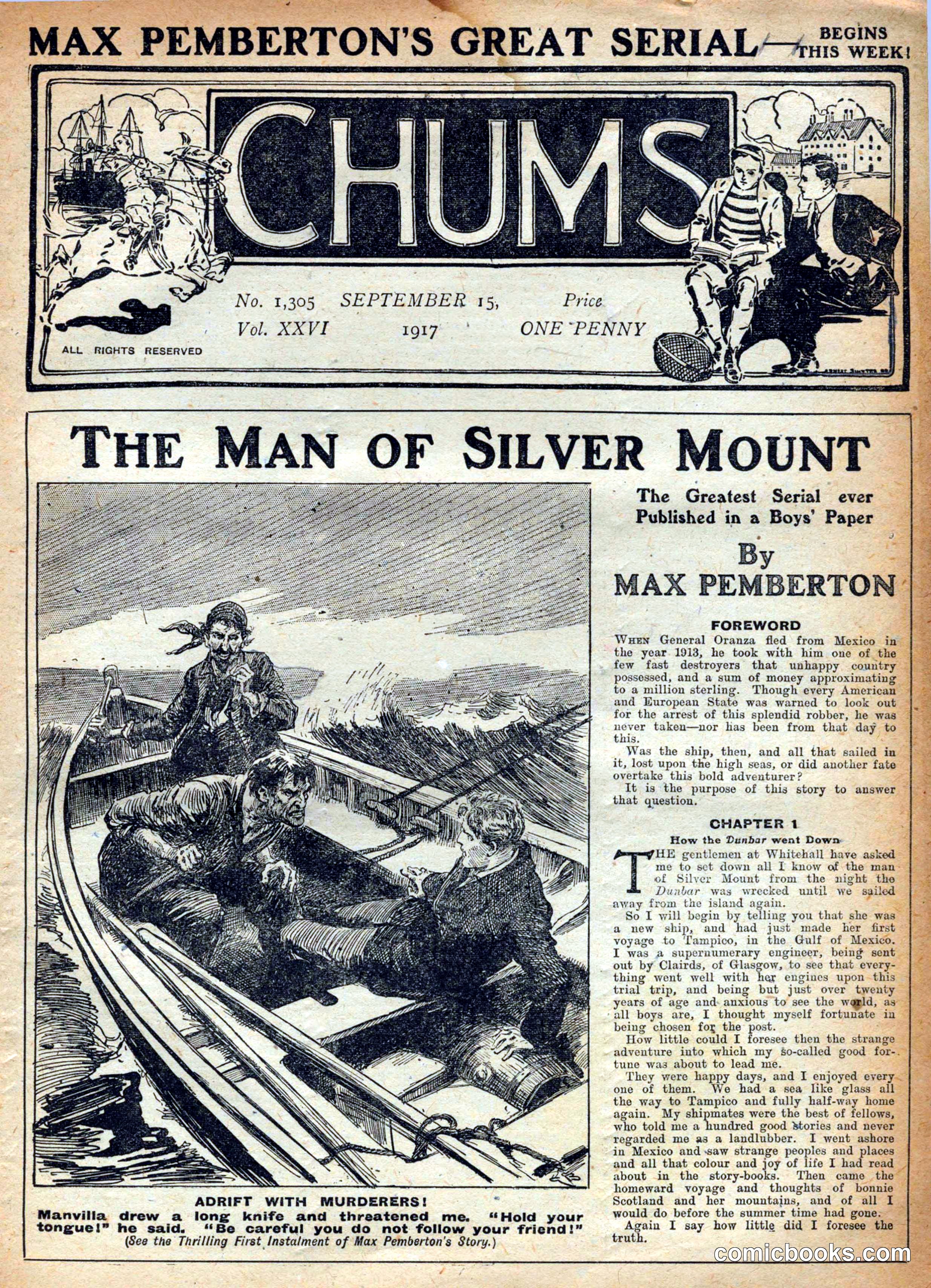 Chums, Vol. XXVI, No. 1305