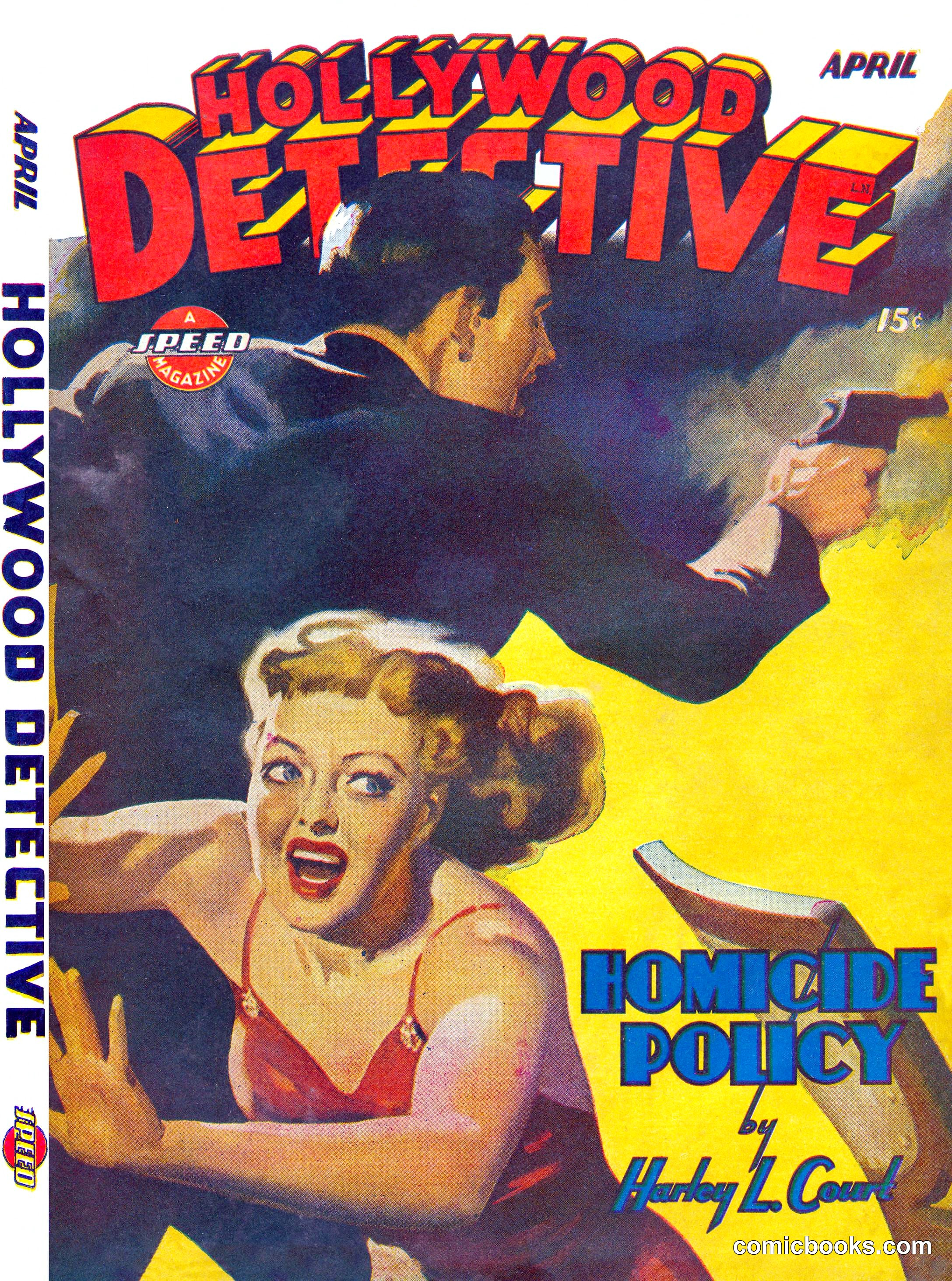 Hollywood Detective, April 1944