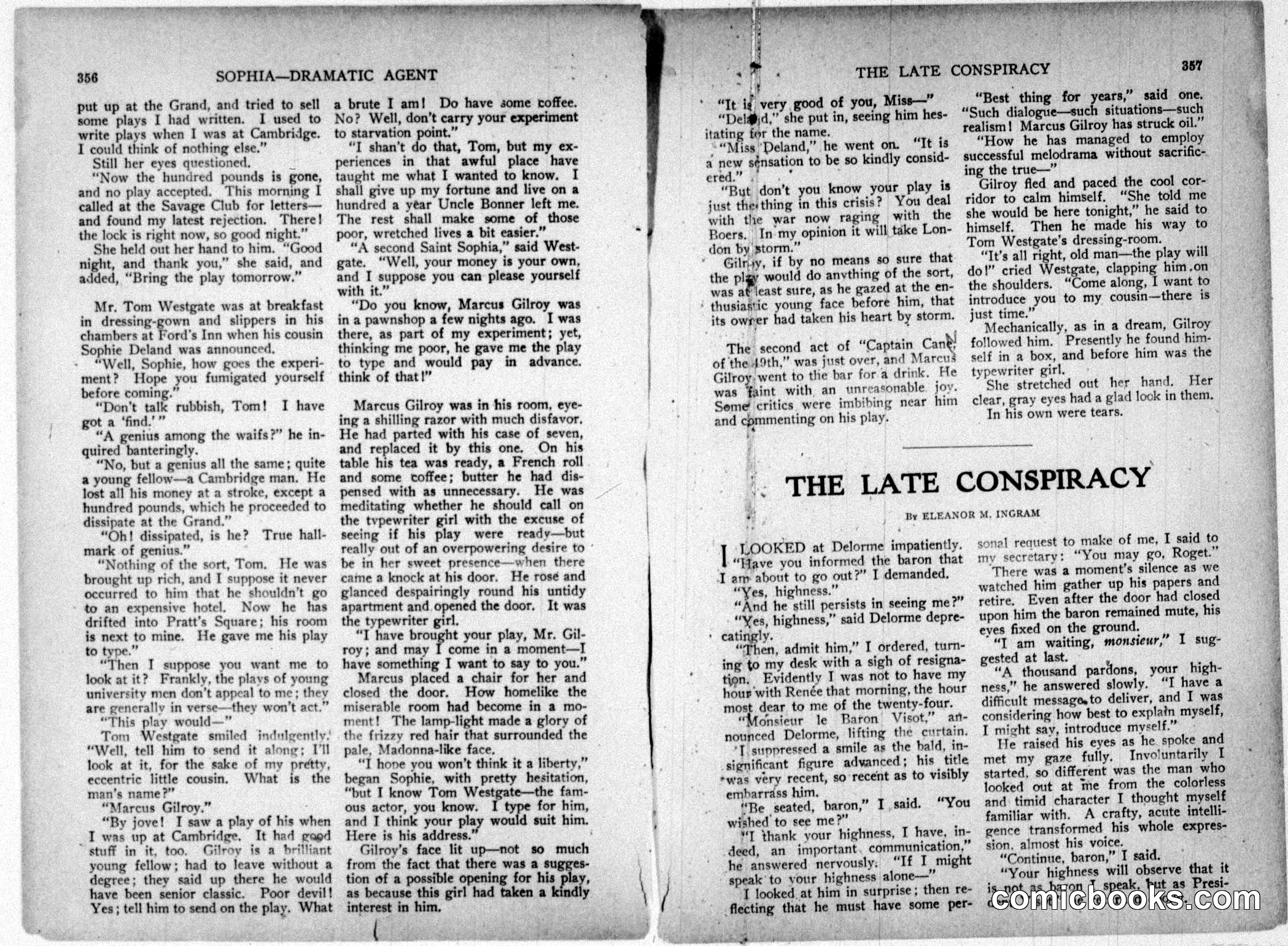 The Late Conspiracy