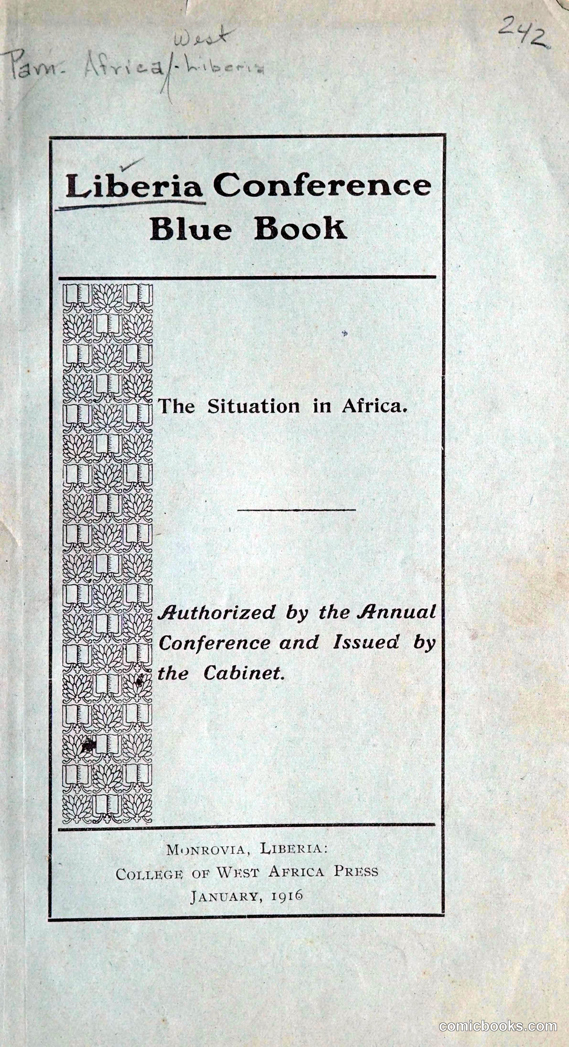 Liberia Conference Blue Book