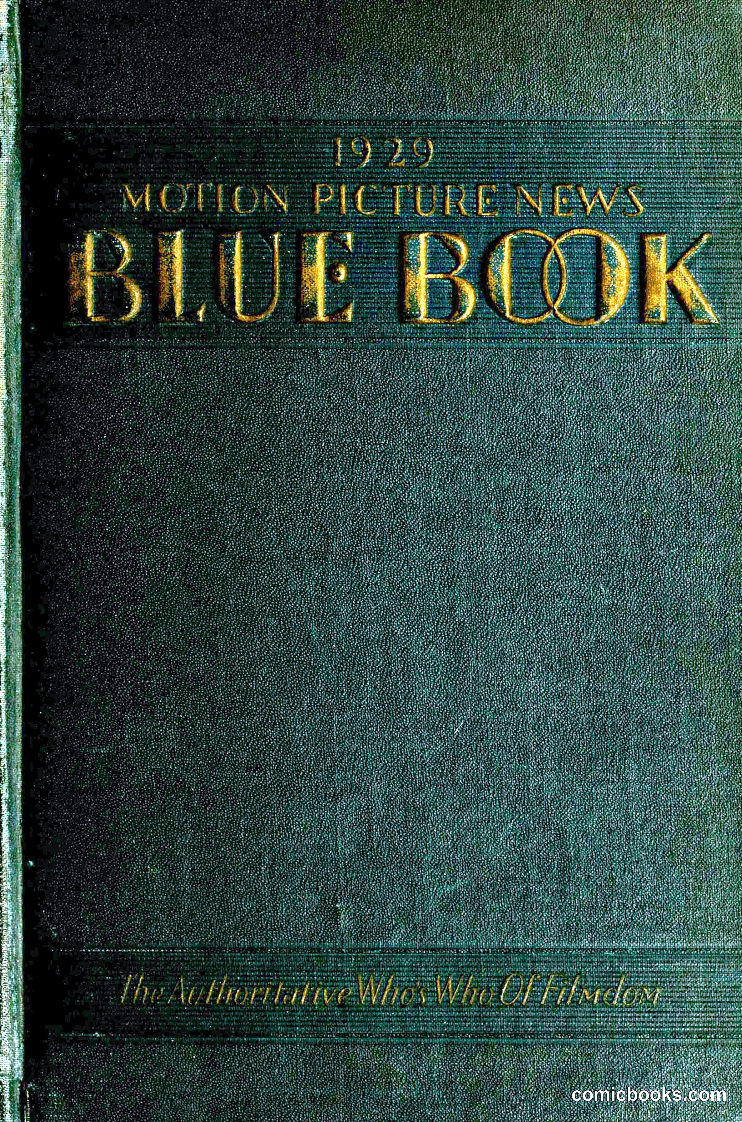 1929 Motion Picture News Blue Book
