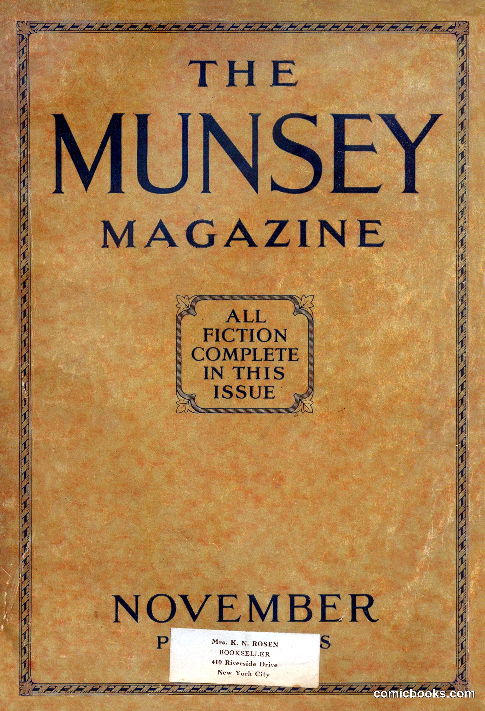 The Munsey Magazine, November 1925