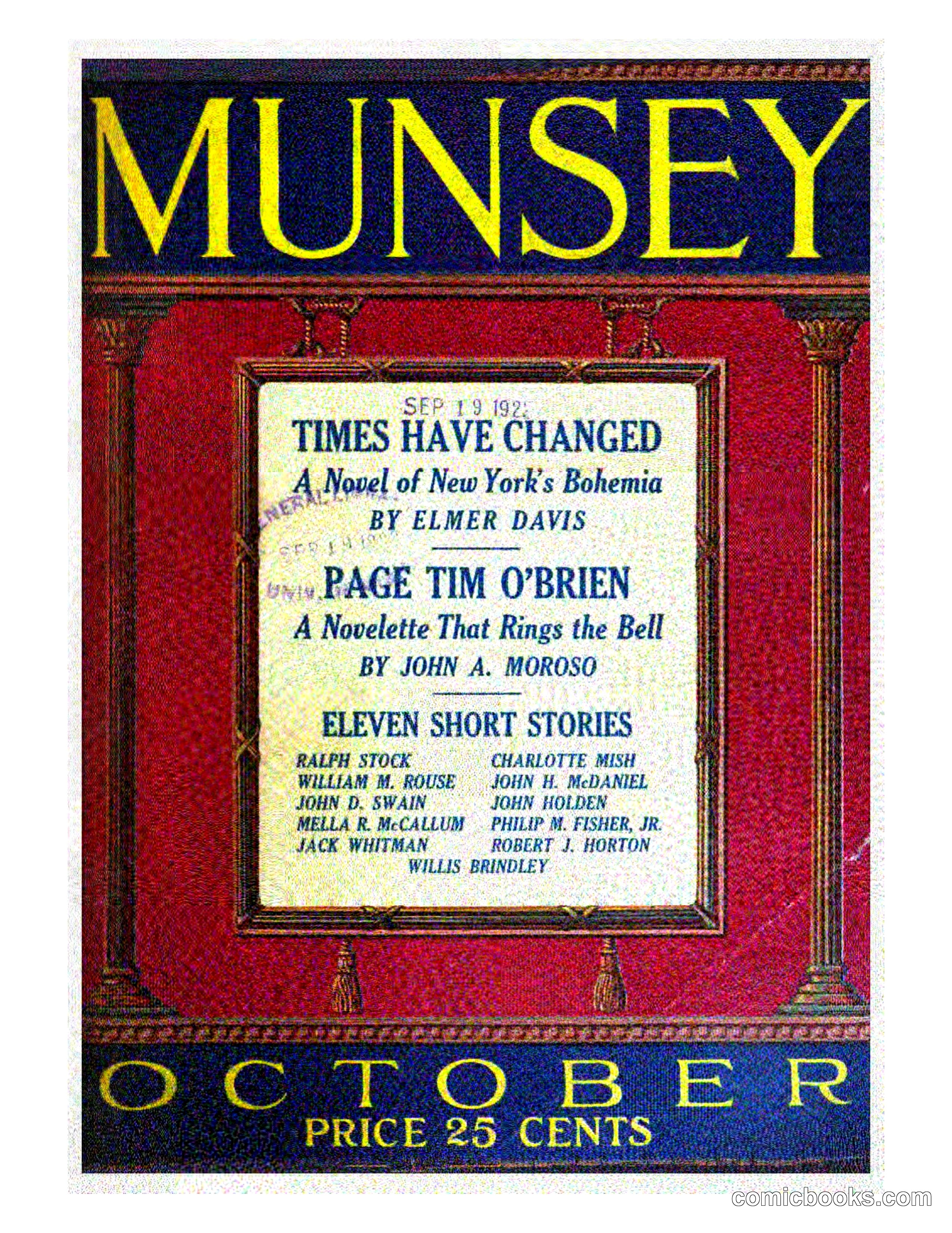 Munsey's Magazine, October 1922