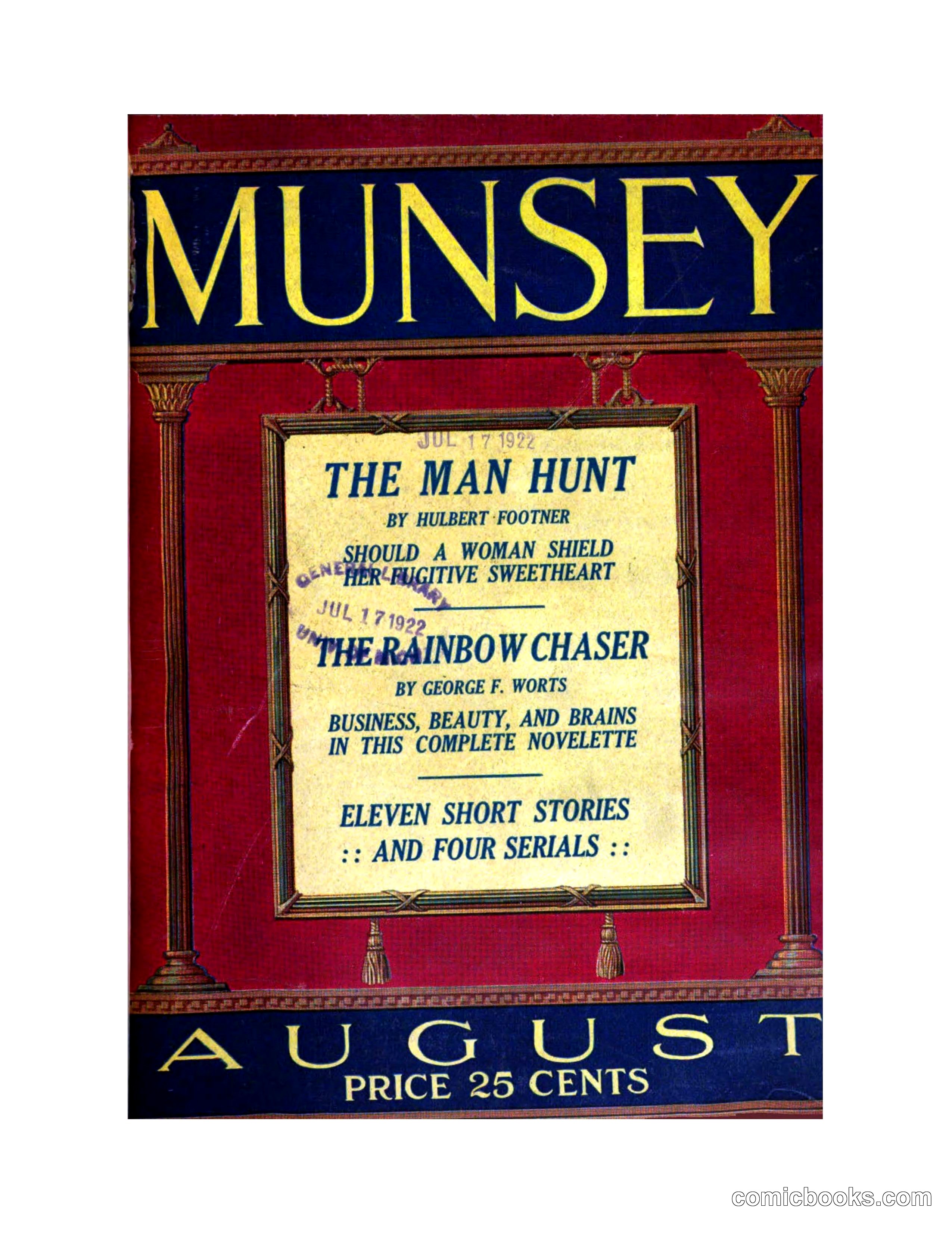 Munsey's Magazine, August 1922