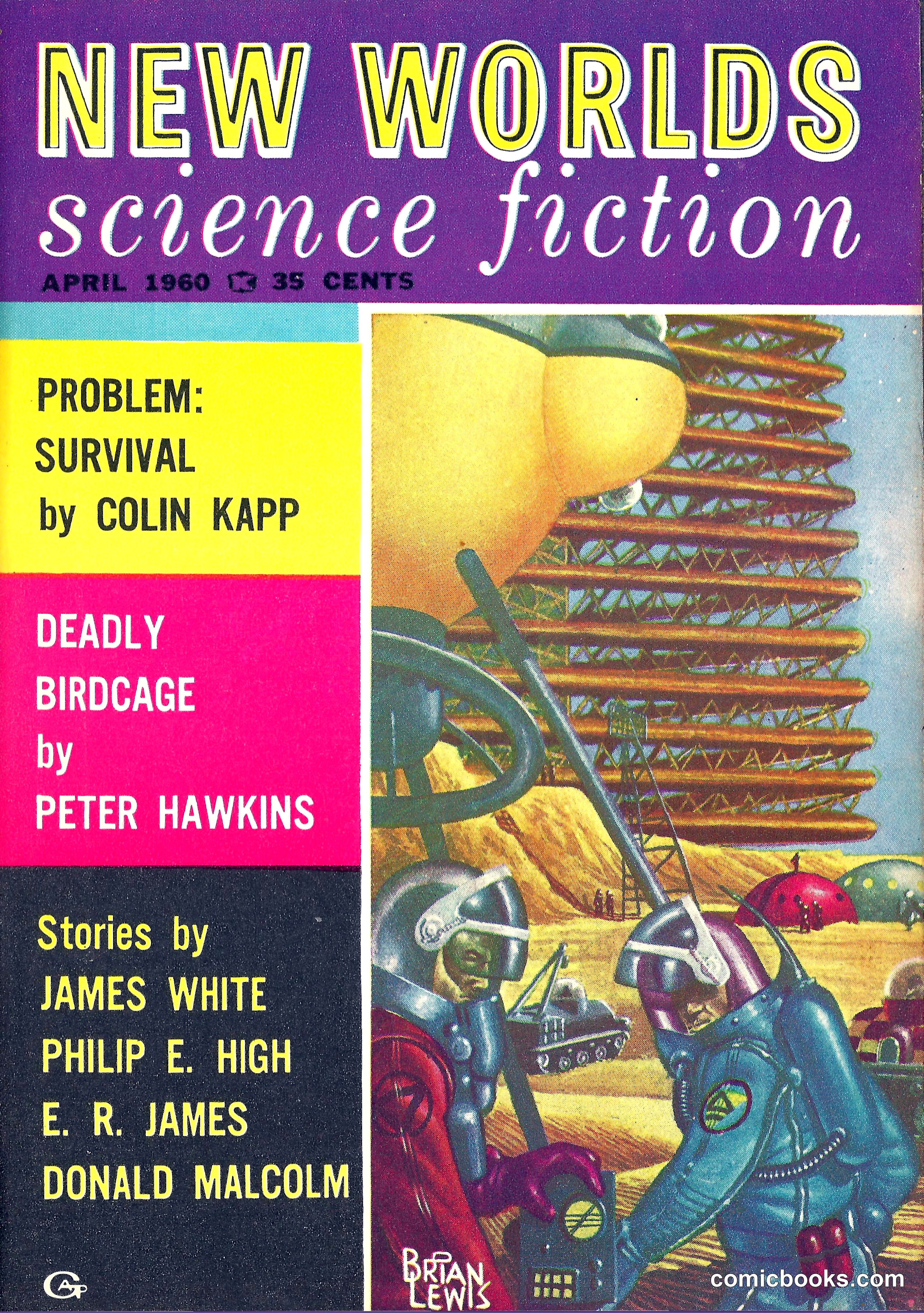 New Worlds Science Fiction, April 1960