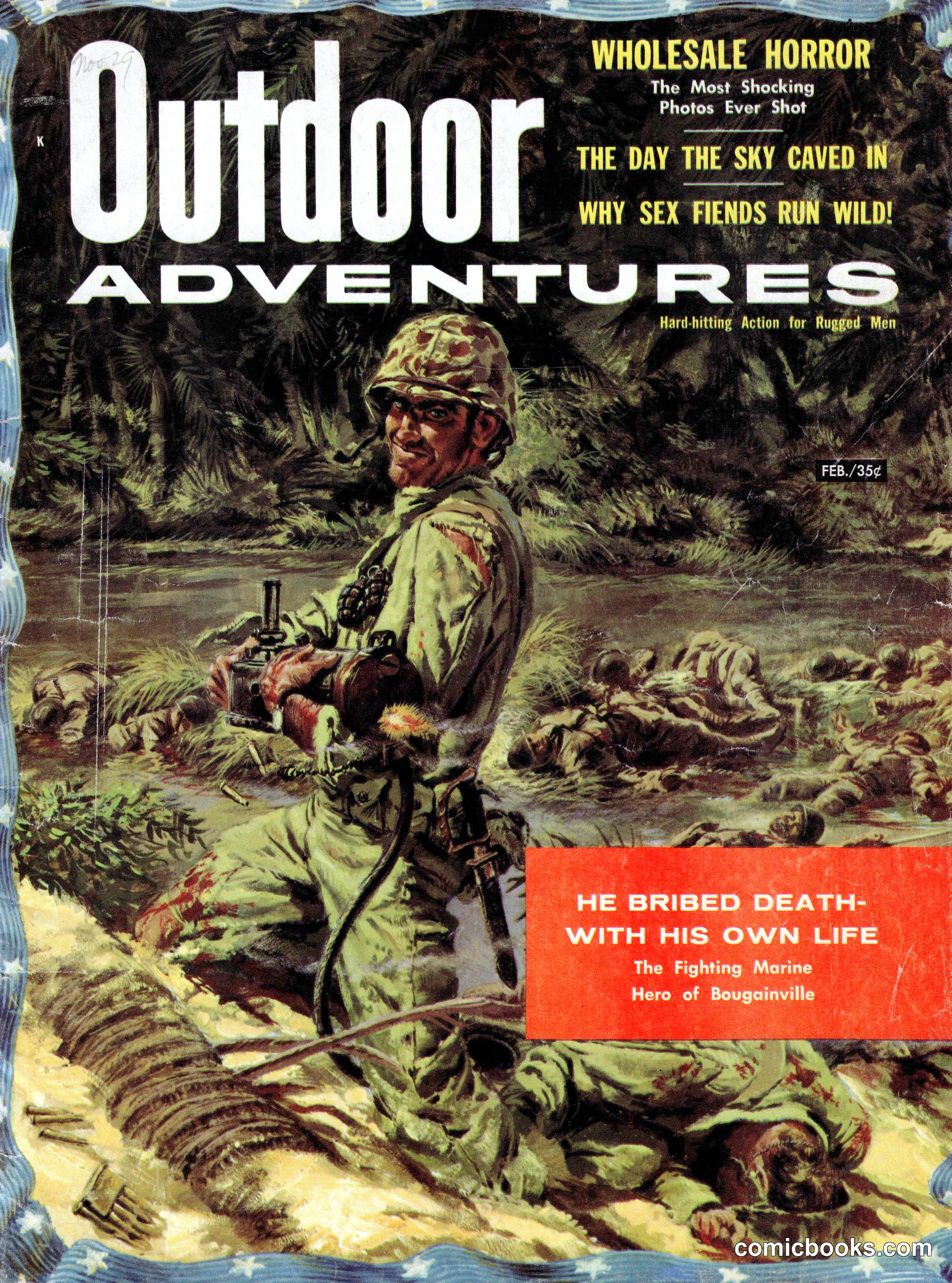 Outdoor Adventures, February 1958