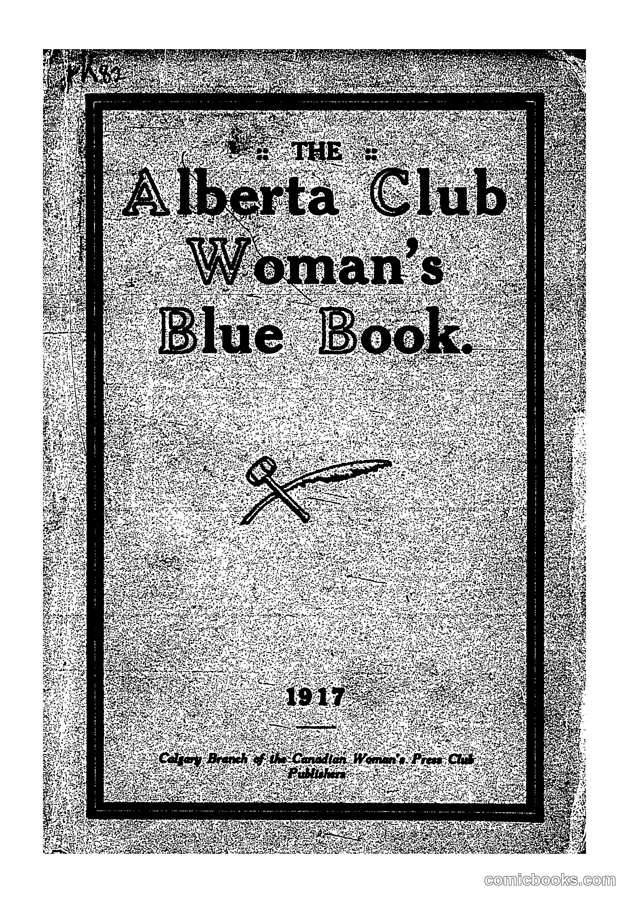 The Alberta Club Woman's Blue Book