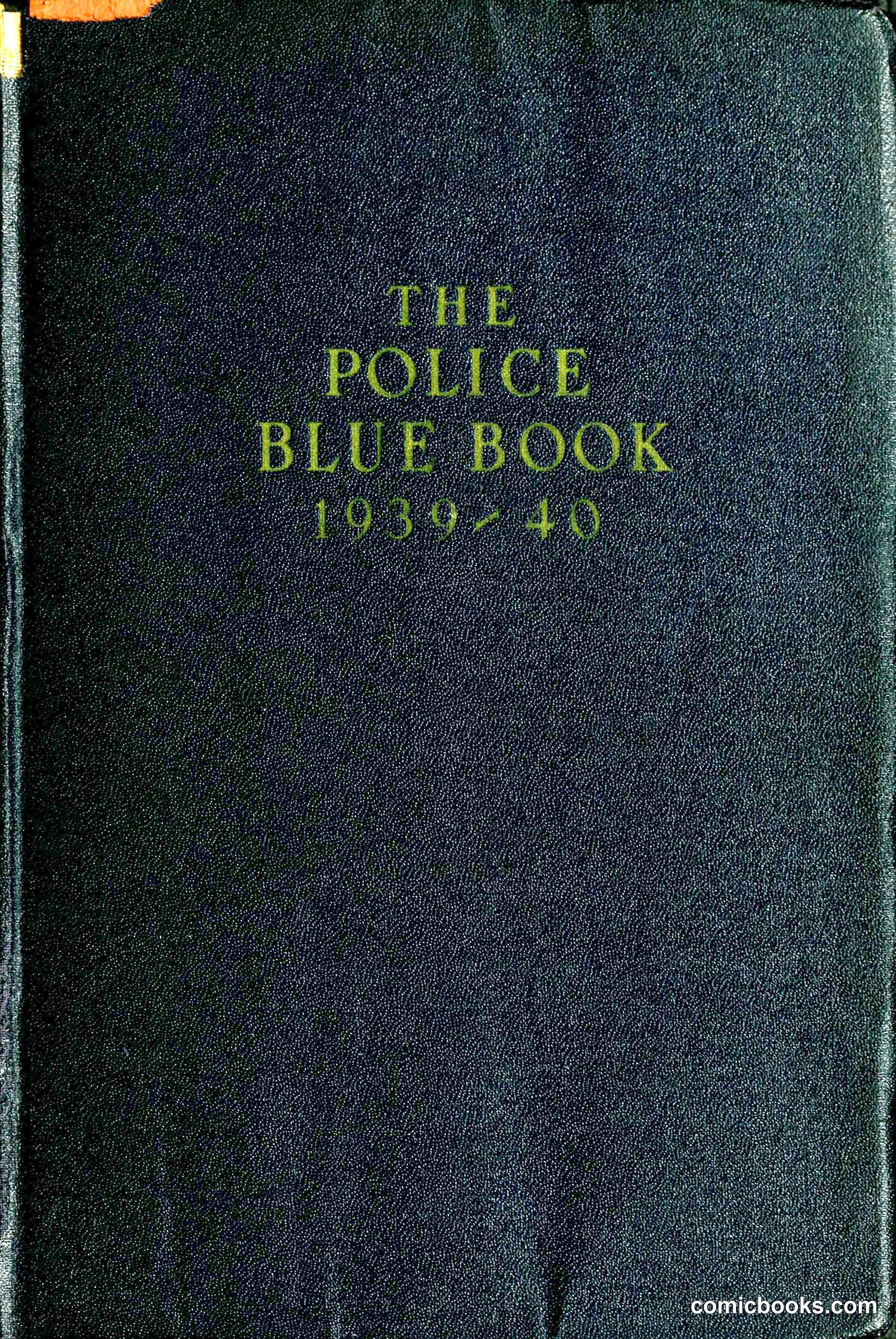 The Police Blue Book