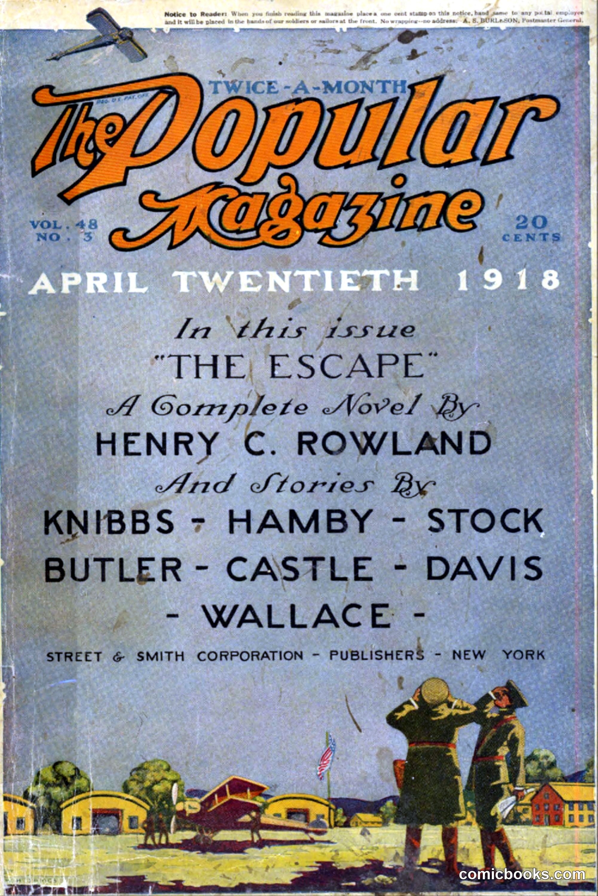 The Popular Magazine, April 20, 1918