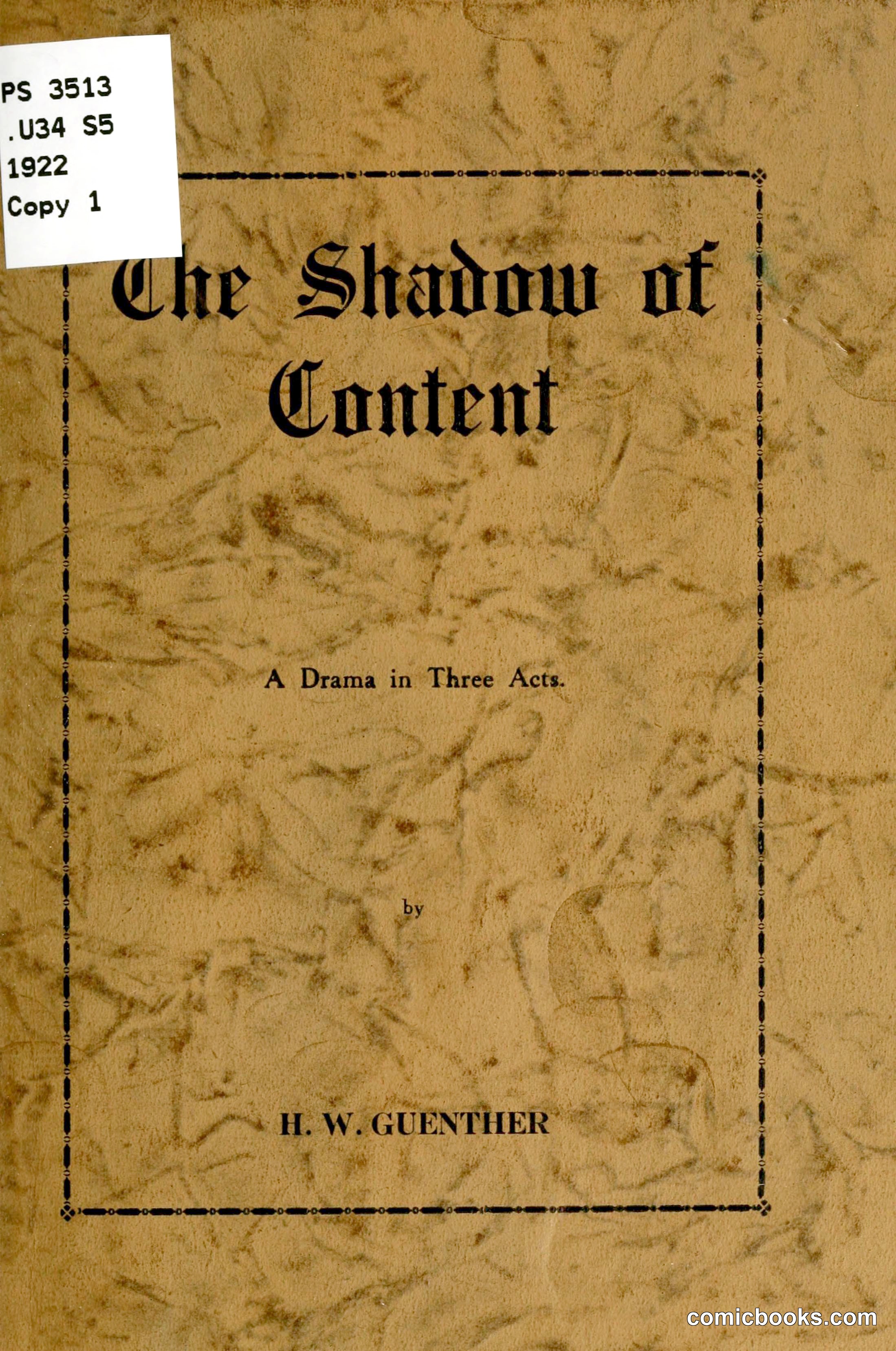 The Shadow of Content